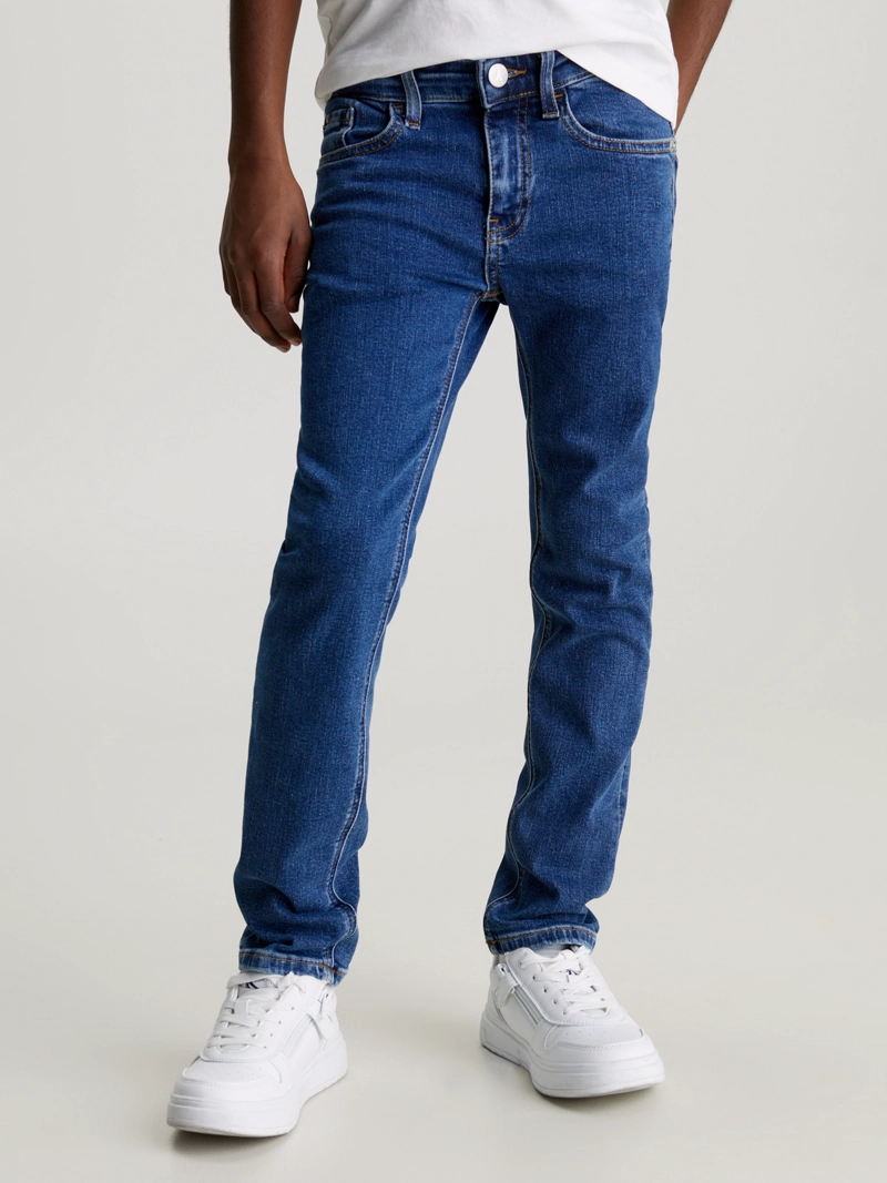 JEAN ALGODÓN NIÑO CALVIN KLEIN MID RISE SLIM - 2