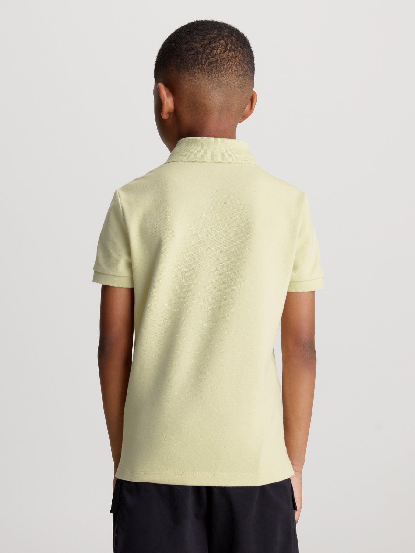 POLERA ALGODÓN NIÑO CALVIN KLEIN POLO LAYERED MESH - 3