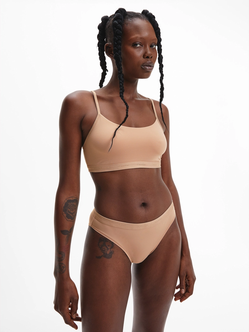 BRALETTE MUJER CALVIN KLEIN UNLINED BODY NATURAL - 1