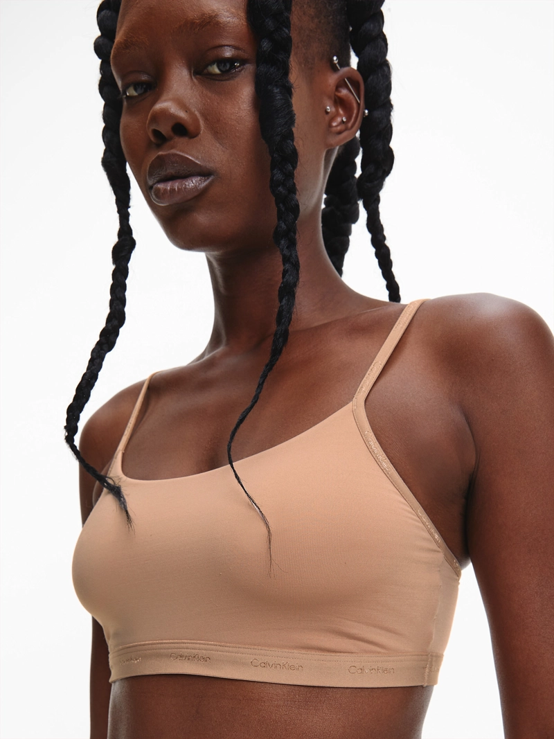 BRALETTE MUJER CALVIN KLEIN UNLINED BODY NATURAL - 4