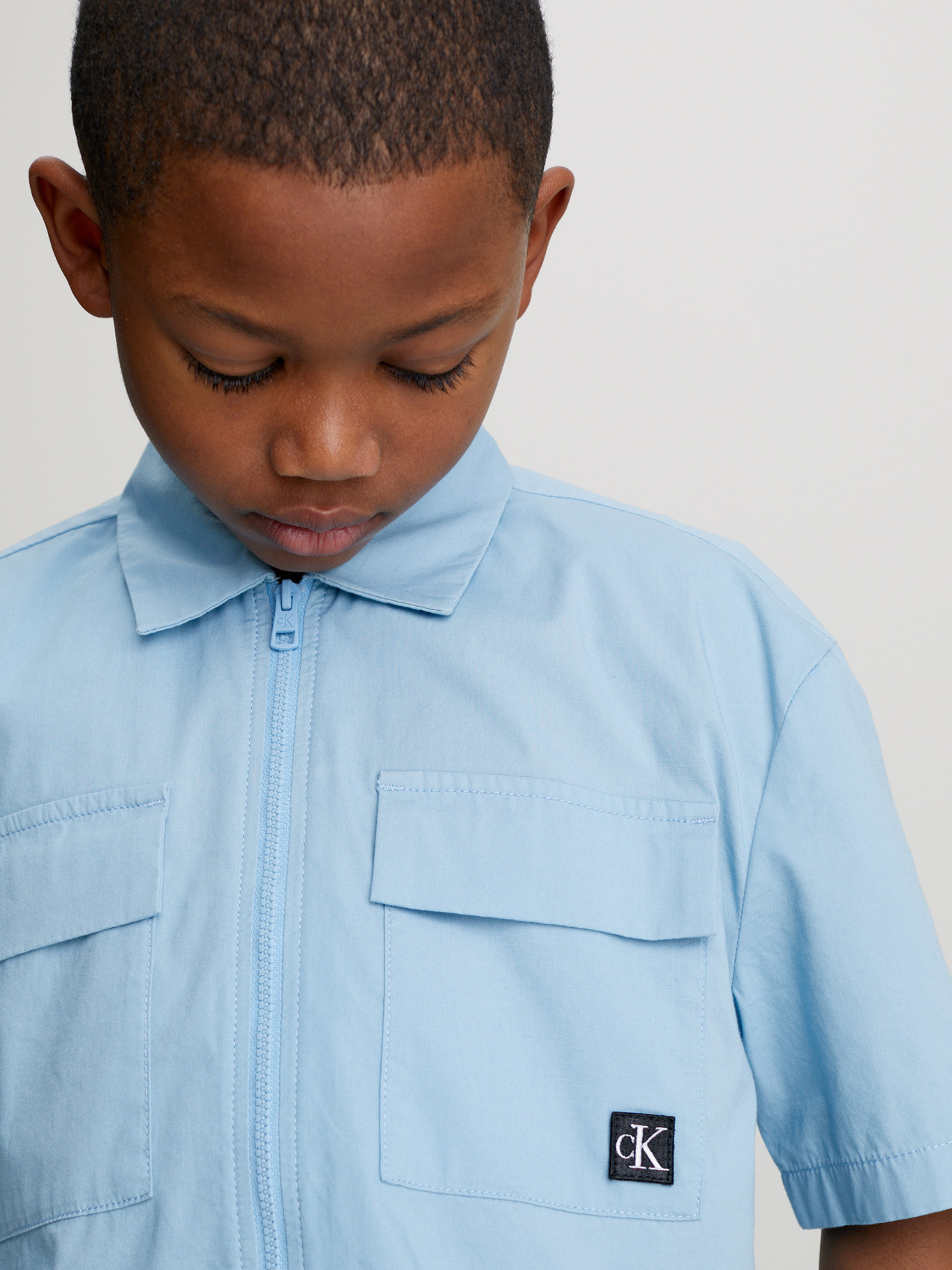 CAMISA ALGODÓN NIÑO CALVIN KLEIN POPELINE - 4