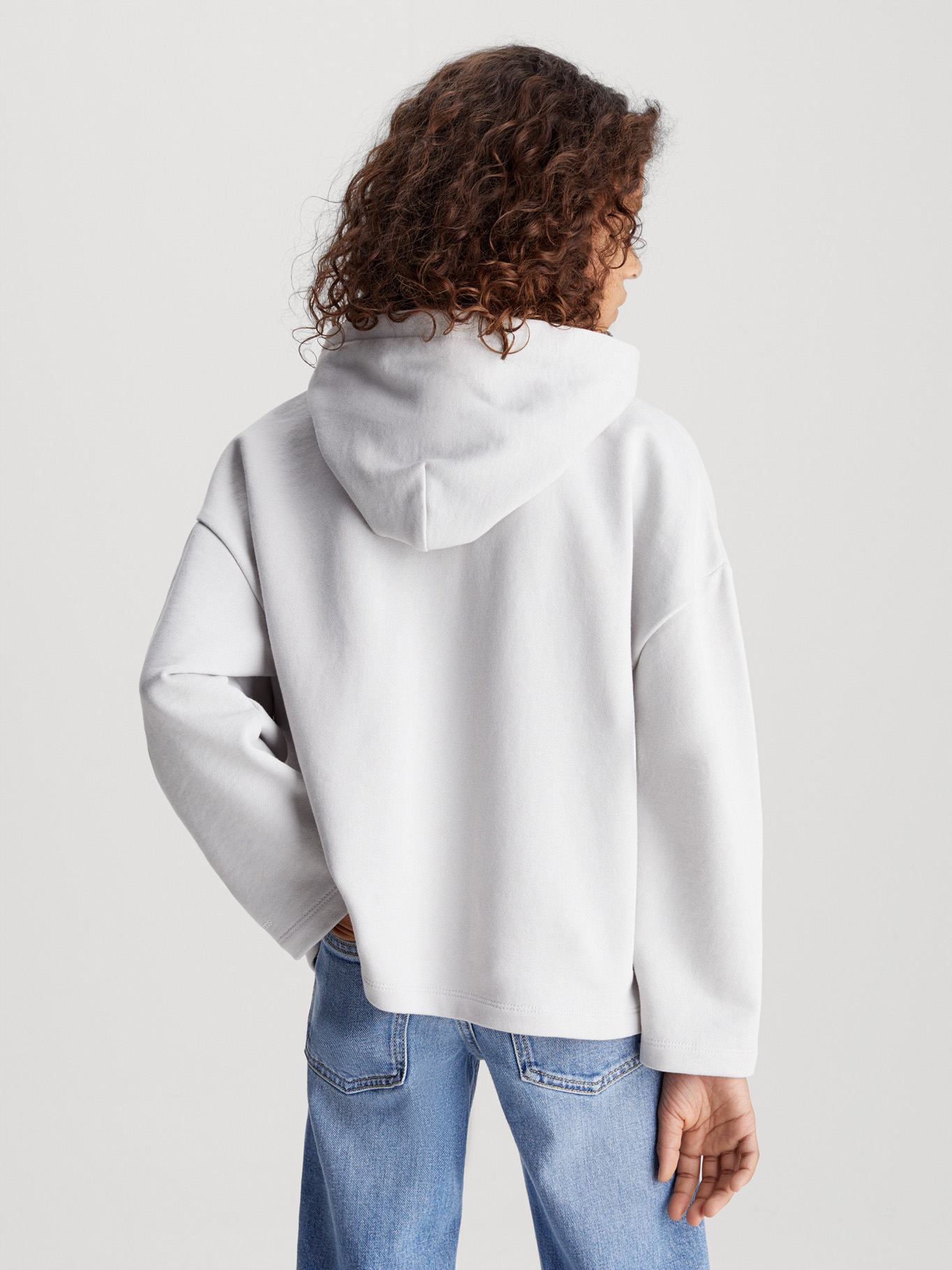 POLERÓN ALGODÓN NIÑO CALVIN KLEIN CON GORRO SWIRL MONOGRAM - 2
