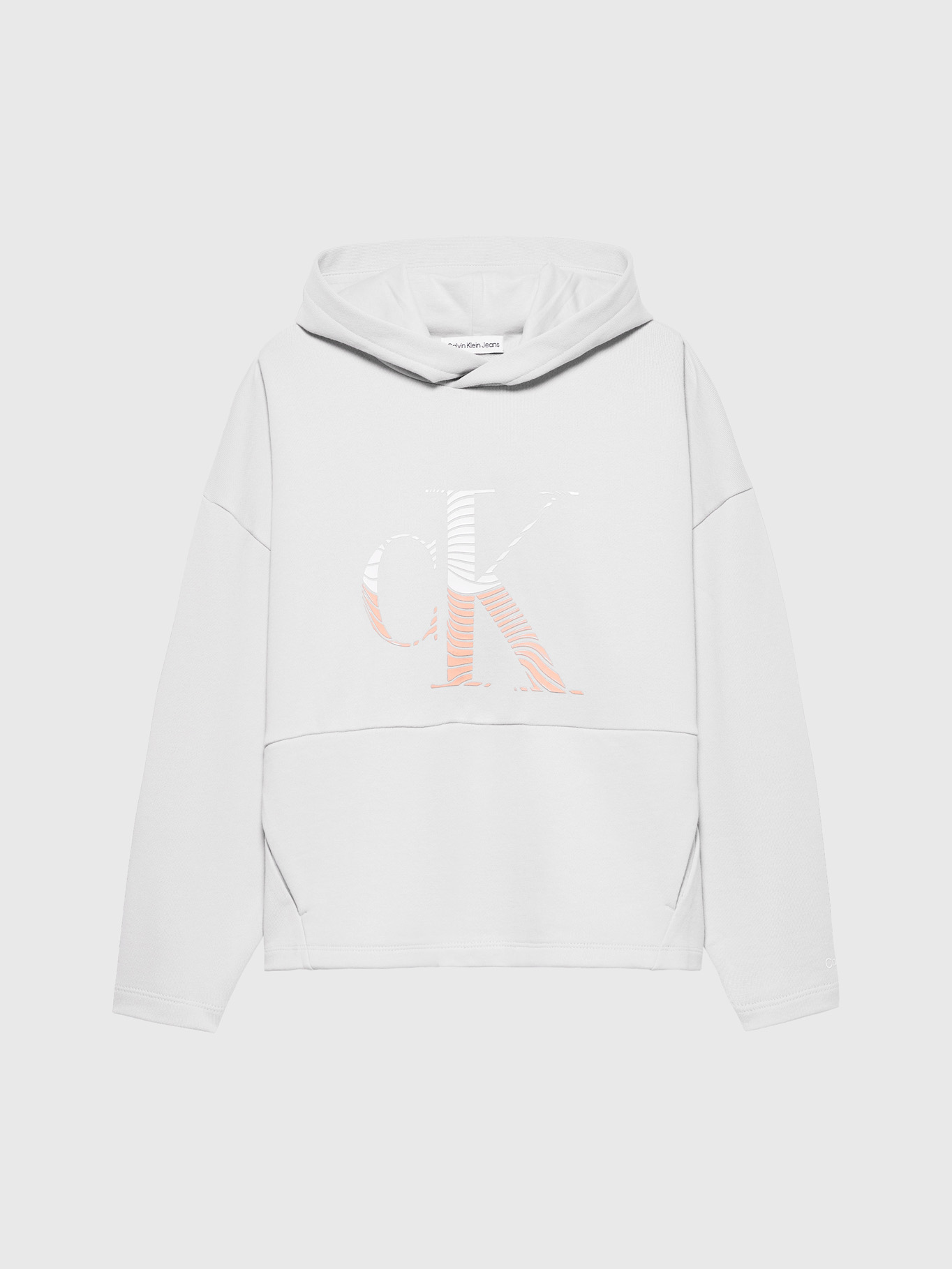 POLERÓN ALGODÓN NIÑO CALVIN KLEIN CON GORRO SWIRL MONOGRAM - 7
