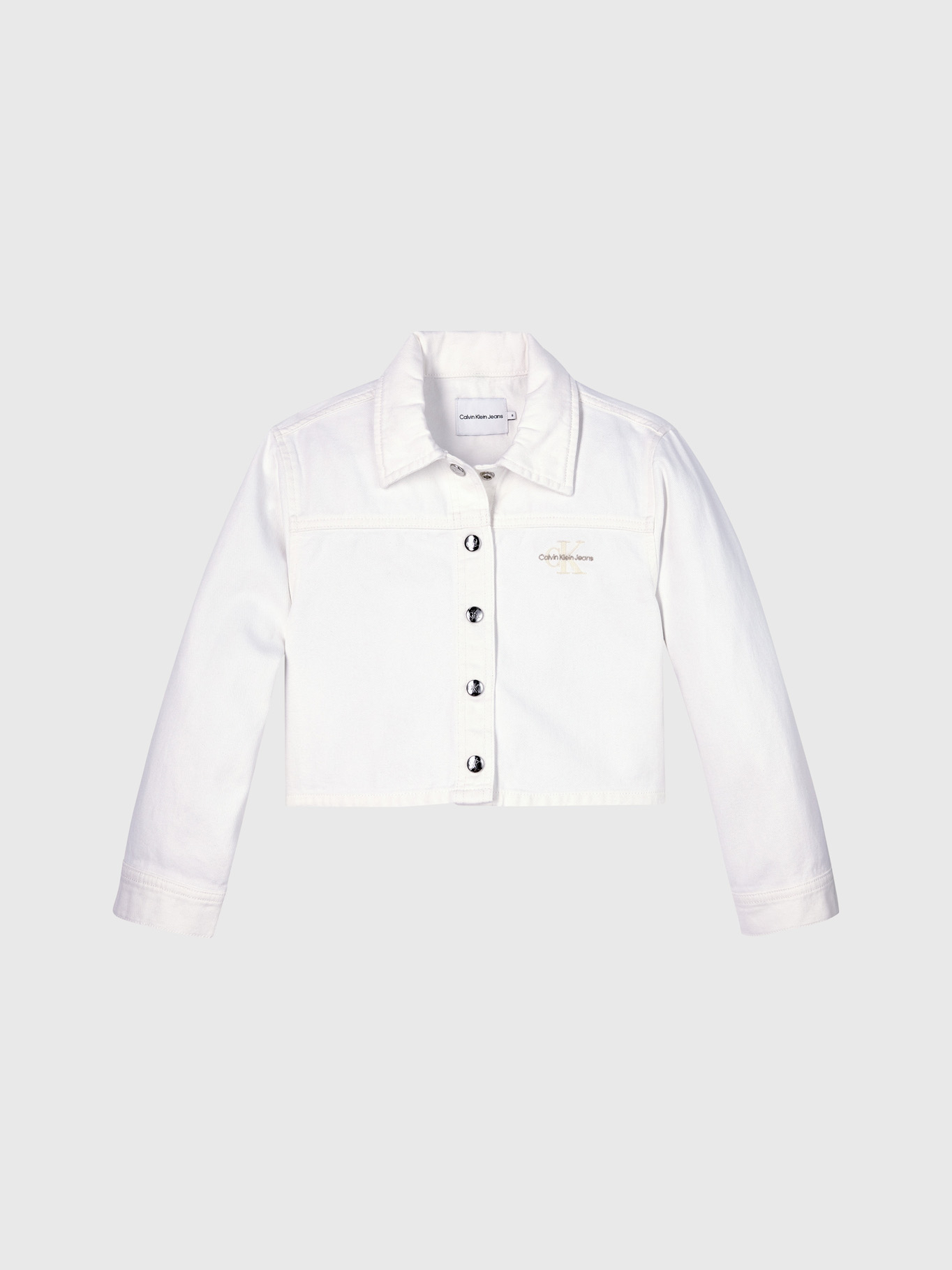CHAQUETA ALGODÓN NIÑA CALVIN KLEIN WHITE BUTTON - 5