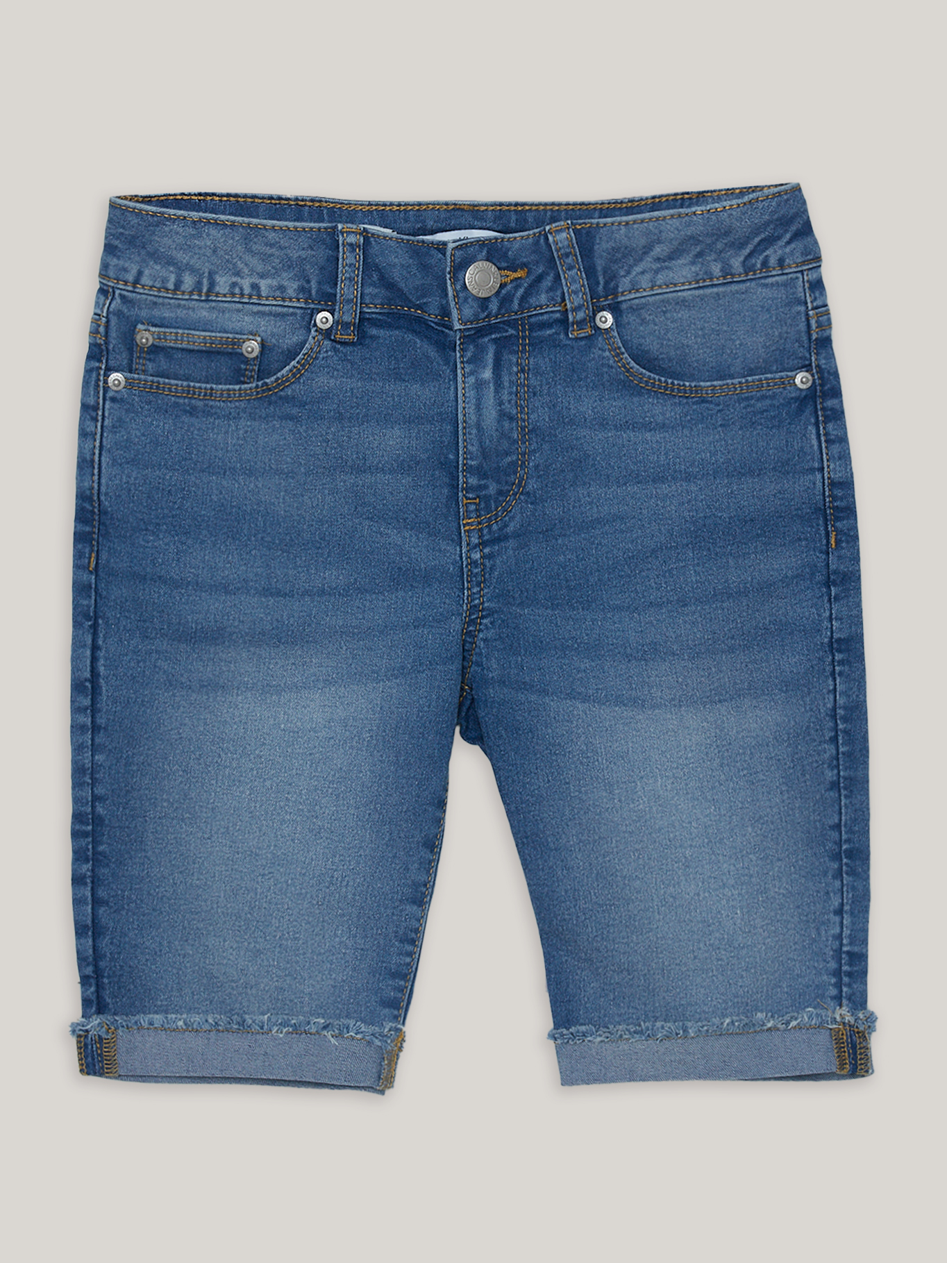 SHORT ALGODÓN NIÑA CALVIN KLEIN CUT-OFF - 1