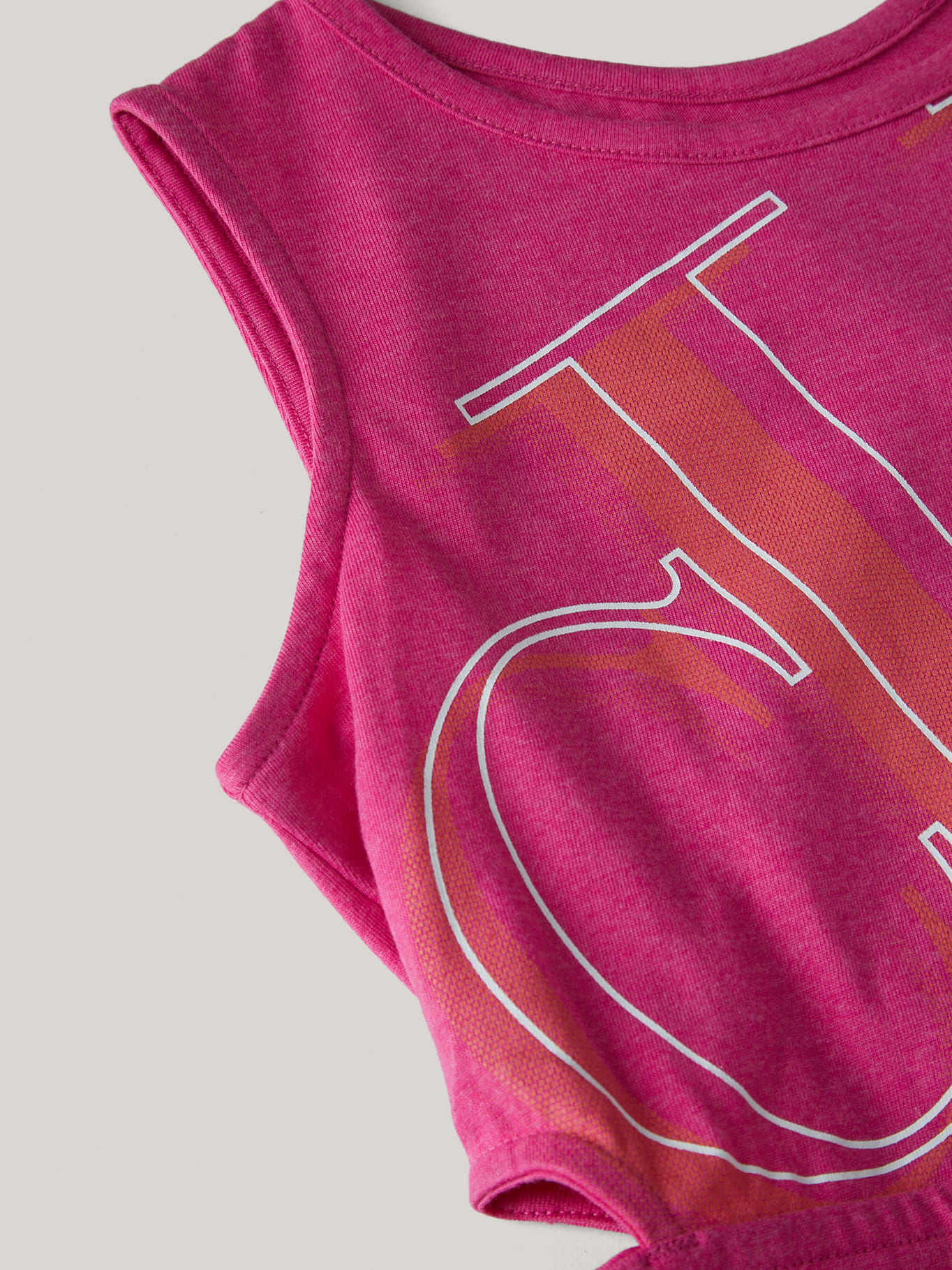 VESTIDO ALGODON NIÑA CALVIN KLEIN FUCSIA CUT OUT - 3