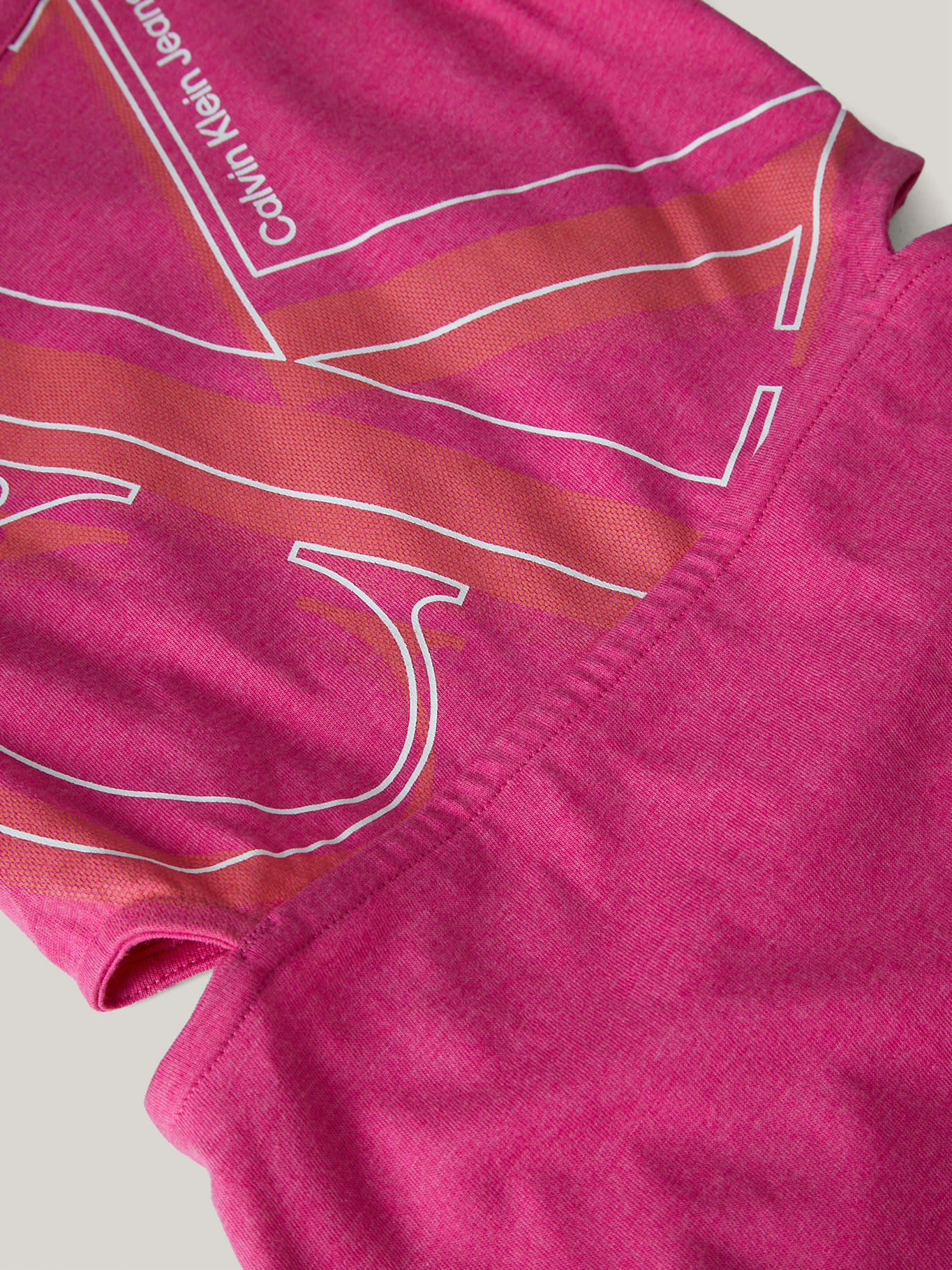 VESTIDO ALGODON NIÑA CALVIN KLEIN FUCSIA CUT OUT - 4
