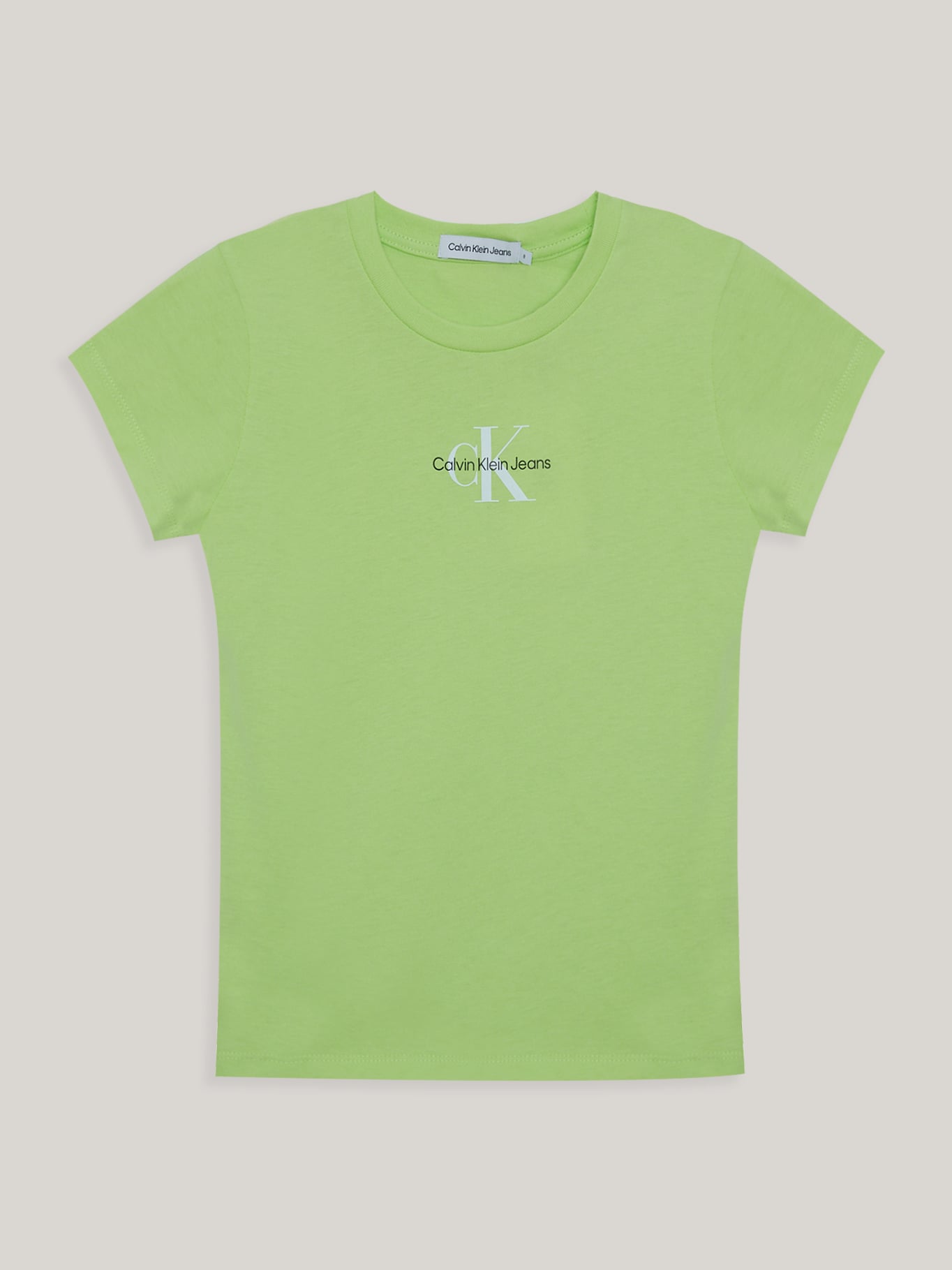 POLERA ALGODÓN NIÑA CALVIN KLEIN MICRO MONOGRAM - 1
