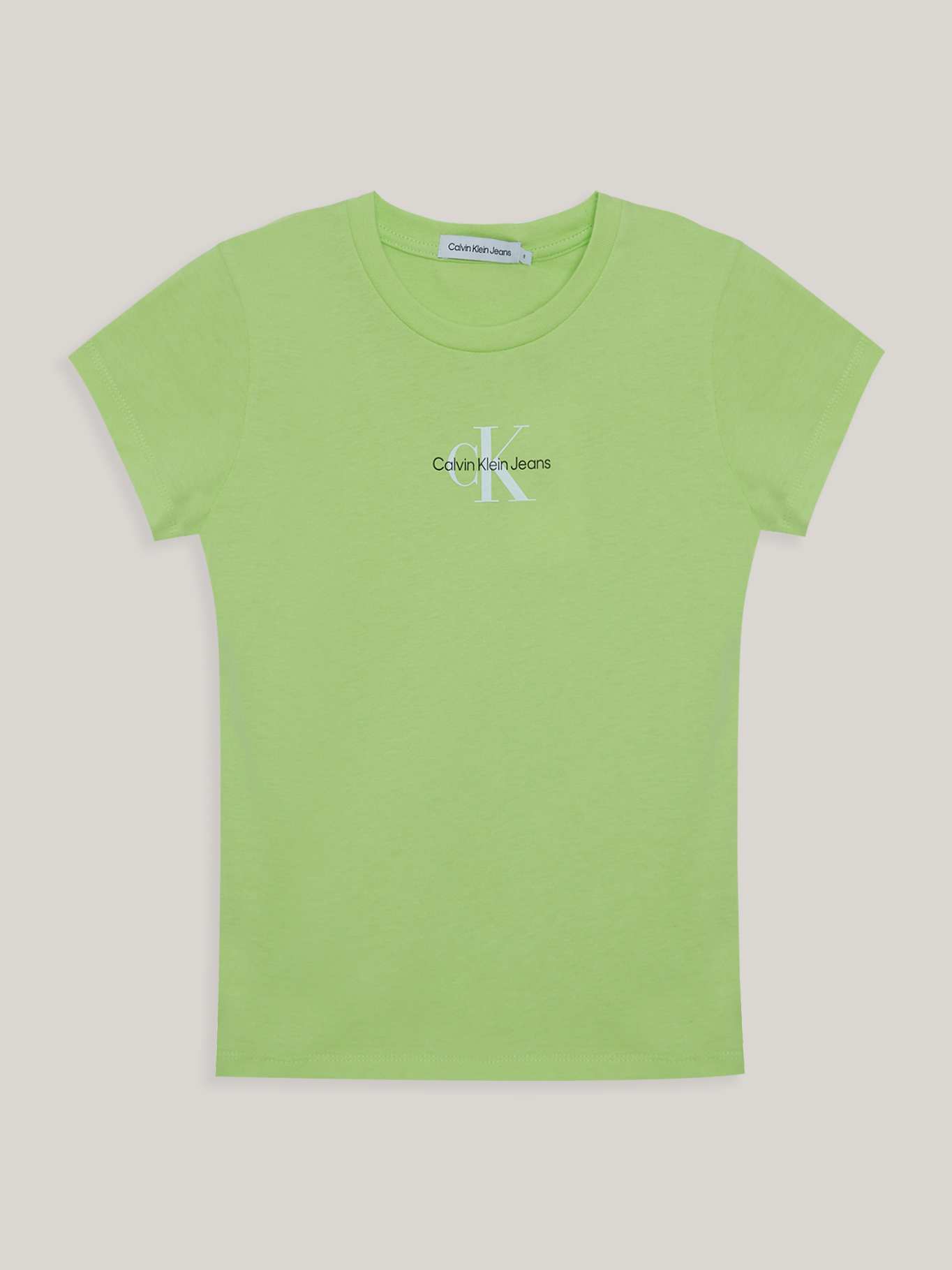 POLERA ALGODÓN NIÑA CALVIN KLEIN MICRO MONOGRAM - 1