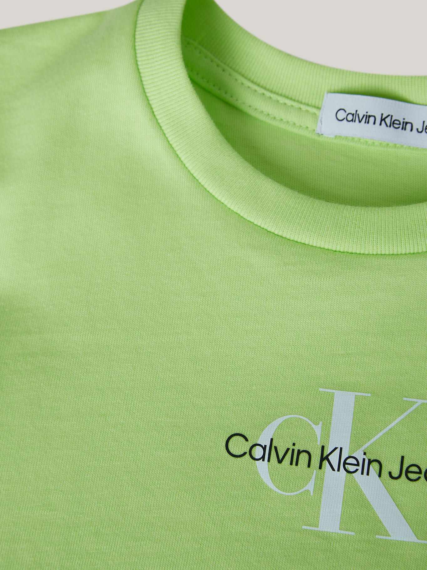 POLERA ALGODÓN NIÑA CALVIN KLEIN MICRO MONOGRAM - 3