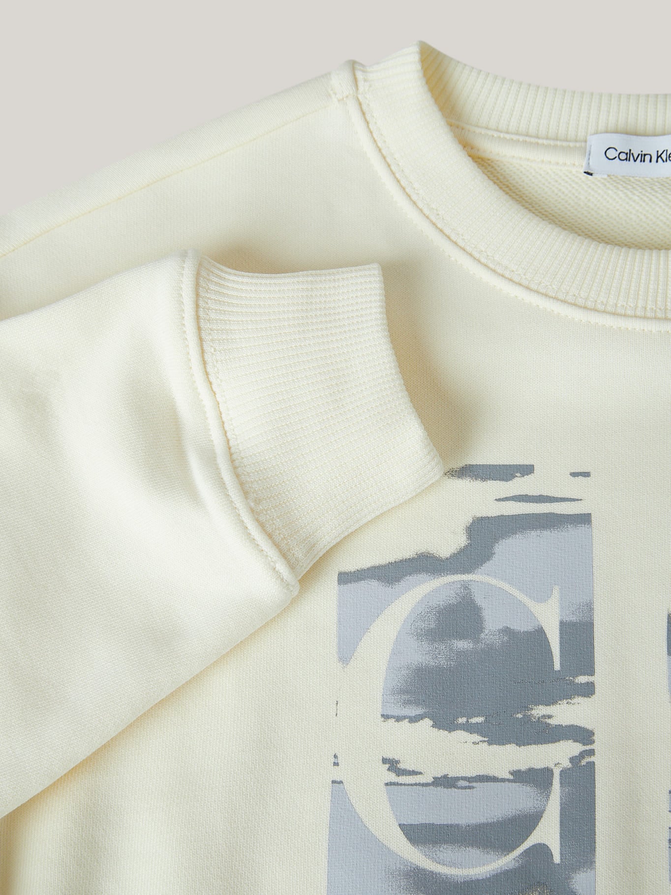 POLERÓN ALGODÓN NIÑO CALVIN KLEIN SERENITY MONOGRAM - 3