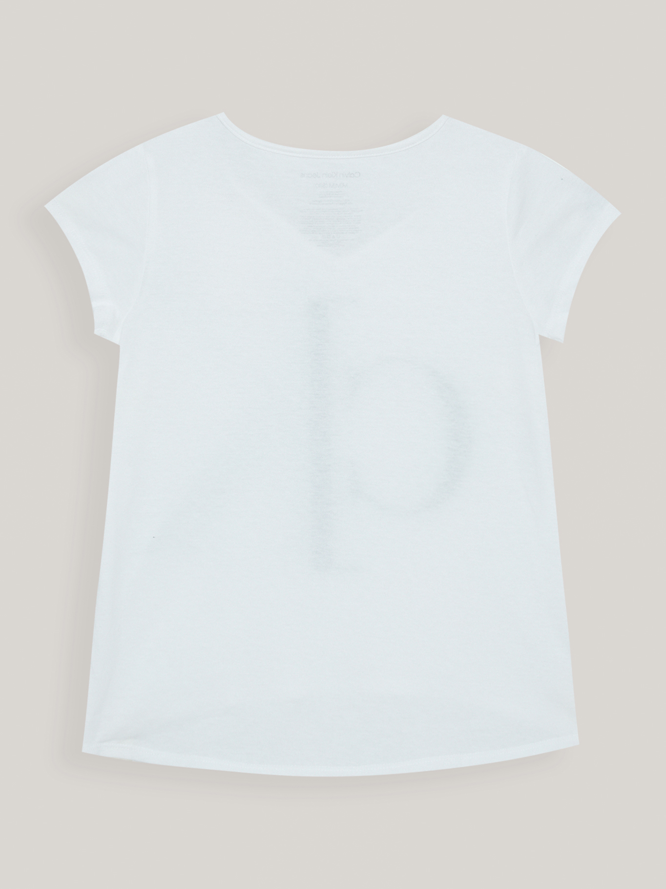 POLERA ALGODÓN NIÑA CALVIN KLEIN SPLIT MONOGRAM - 2