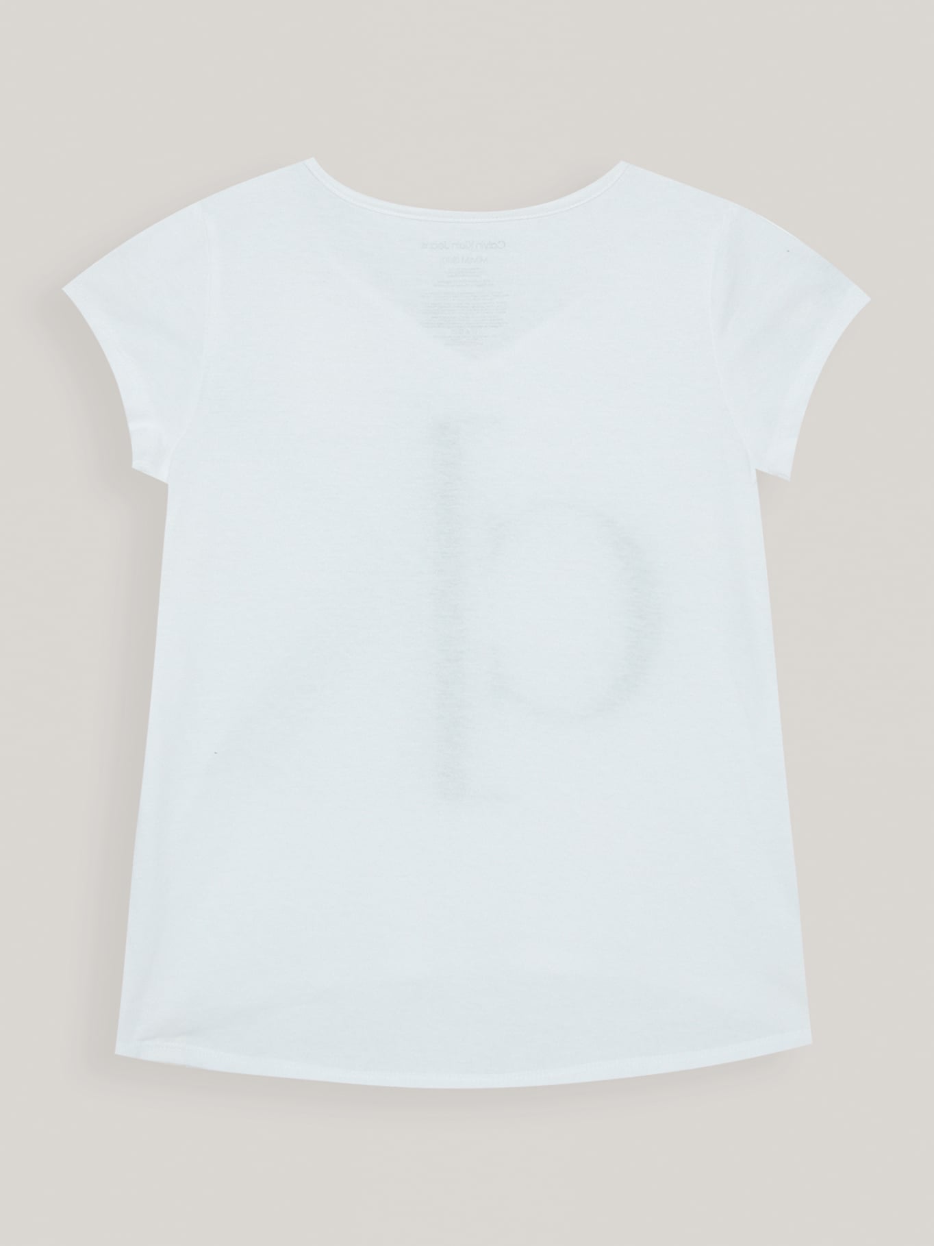 POLERA ALGODÓN NIÑA CALVIN KLEIN SPLIT MONOGRAM - 2