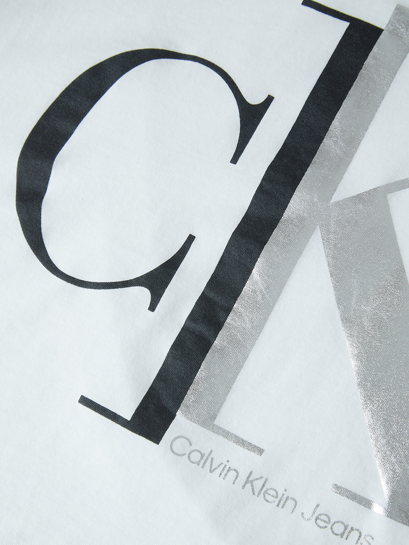 POLERA ALGODÓN NIÑA CALVIN KLEIN SPLIT MONOGRAM - 3