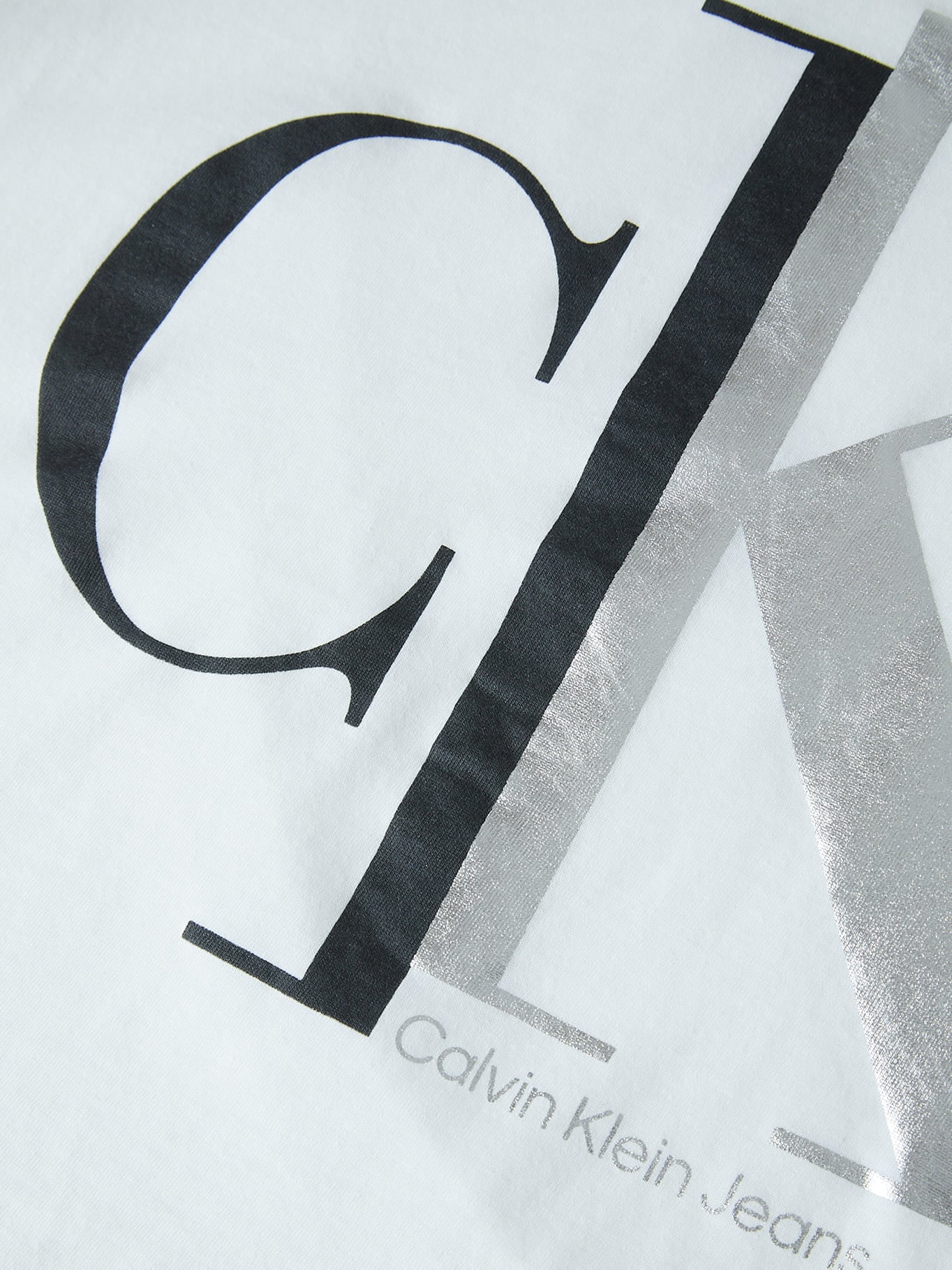 POLERA ALGODÓN NIÑA CALVIN KLEIN SPLIT MONOGRAM - 3
