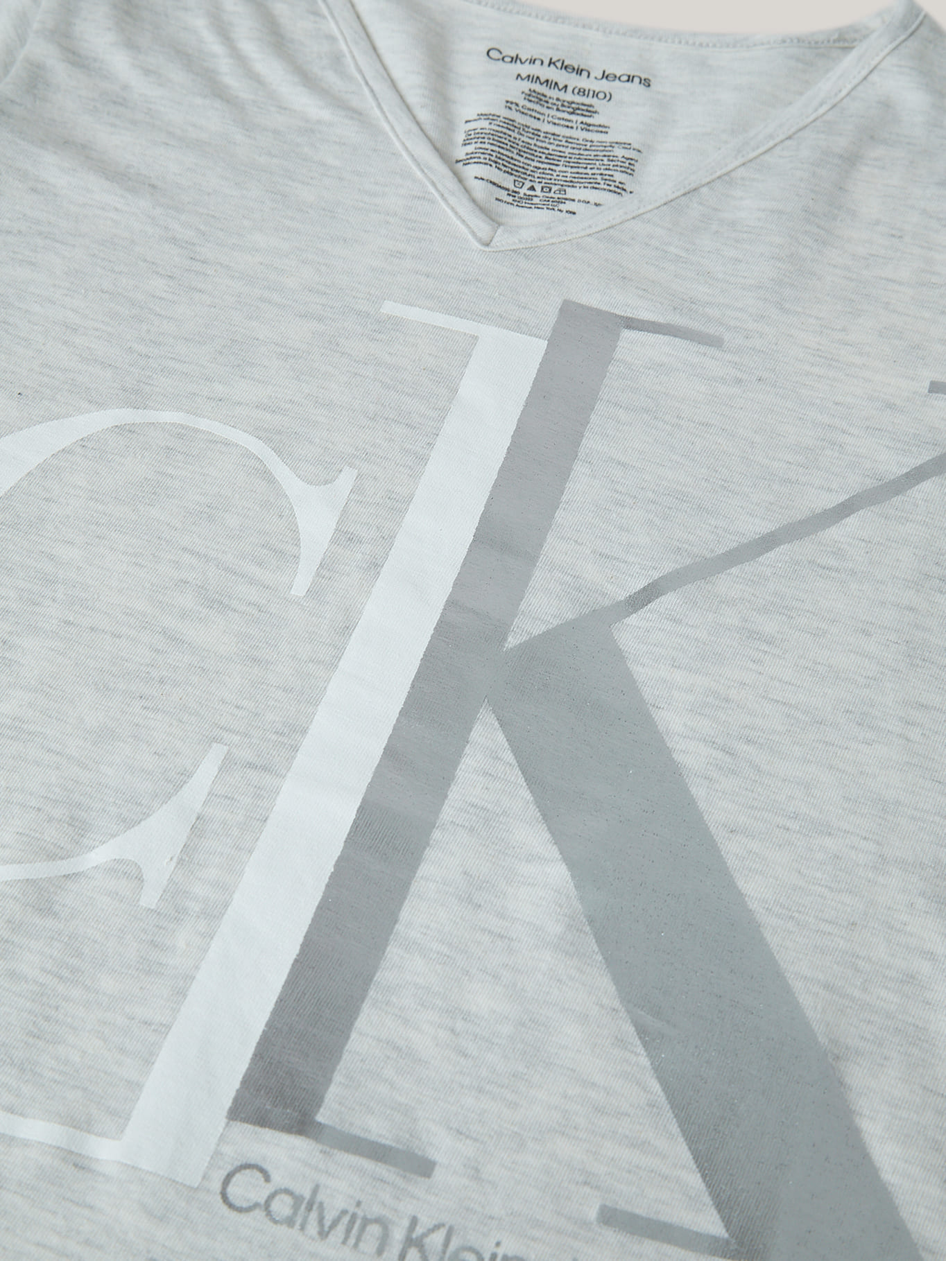 POLERA ALGODÓN NIÑA CALVIN KLEIN SPLIT MONOGRAM - 3