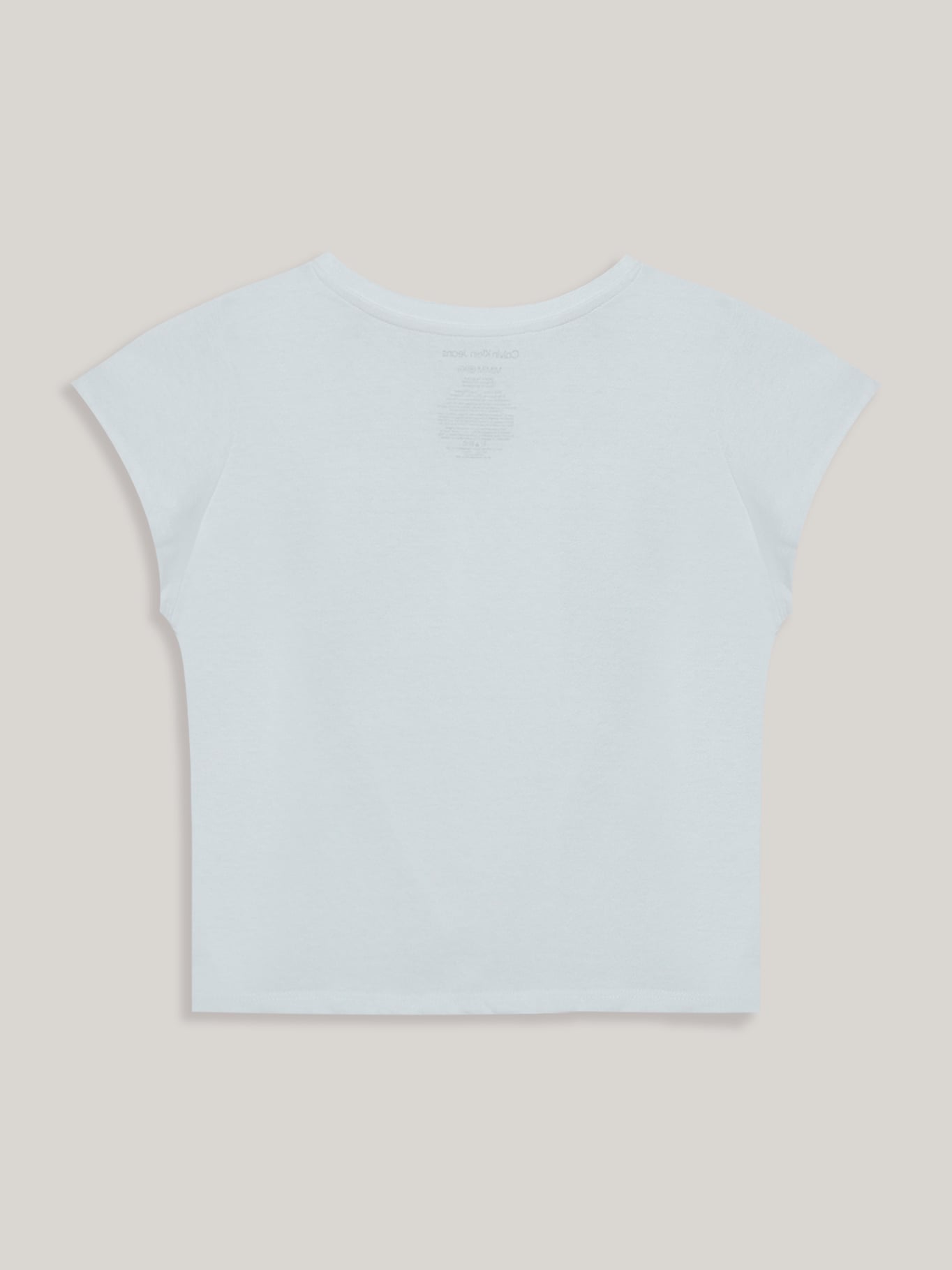 POLERA ALGODÓN NIÑA CALVIN KLEIN SPLIT MONOGRAM SEQUIN - 2