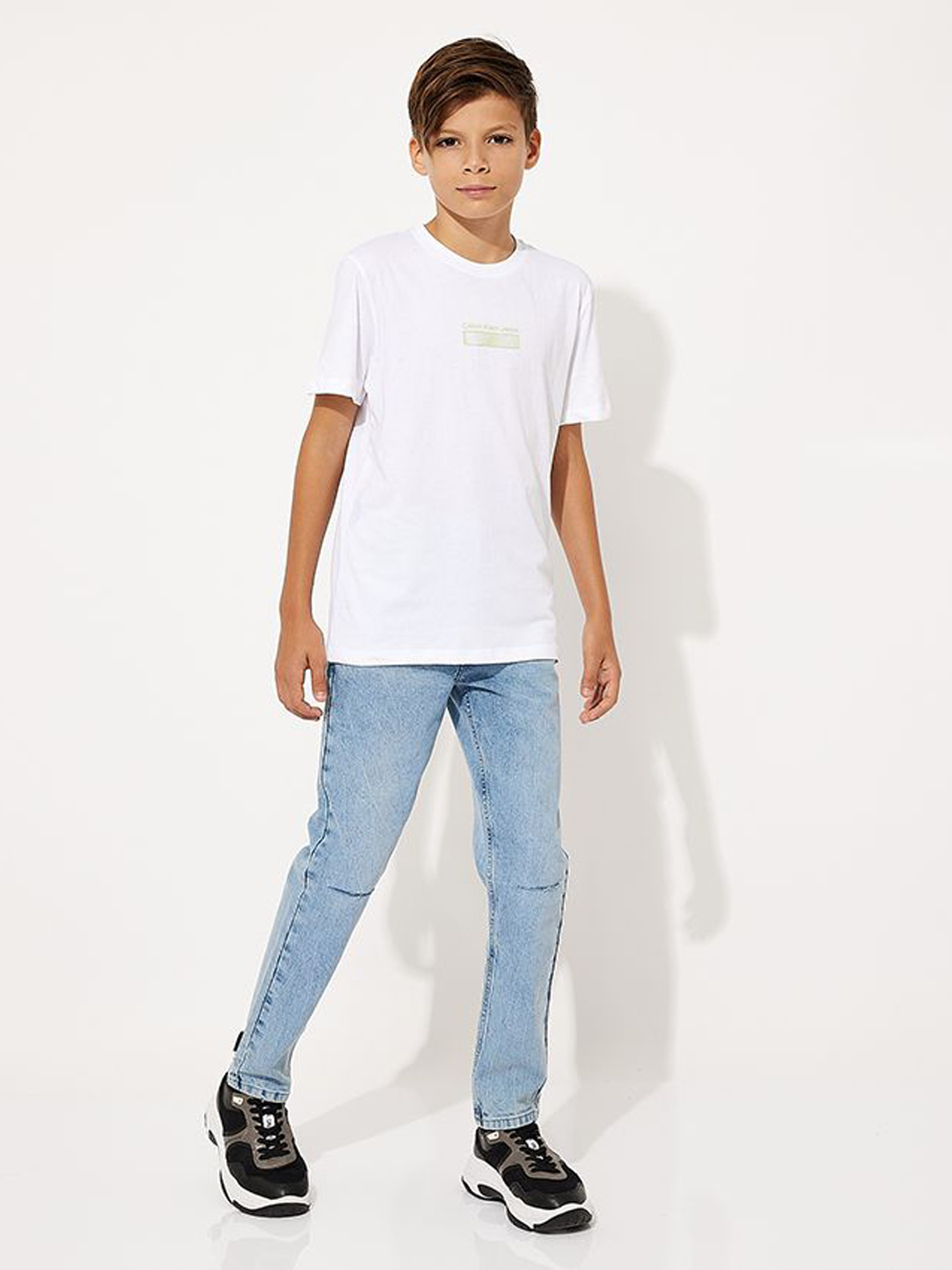 POLERA ALGODÓN NIÑO CALVIN KLEIN JERSEY WAVE - 2