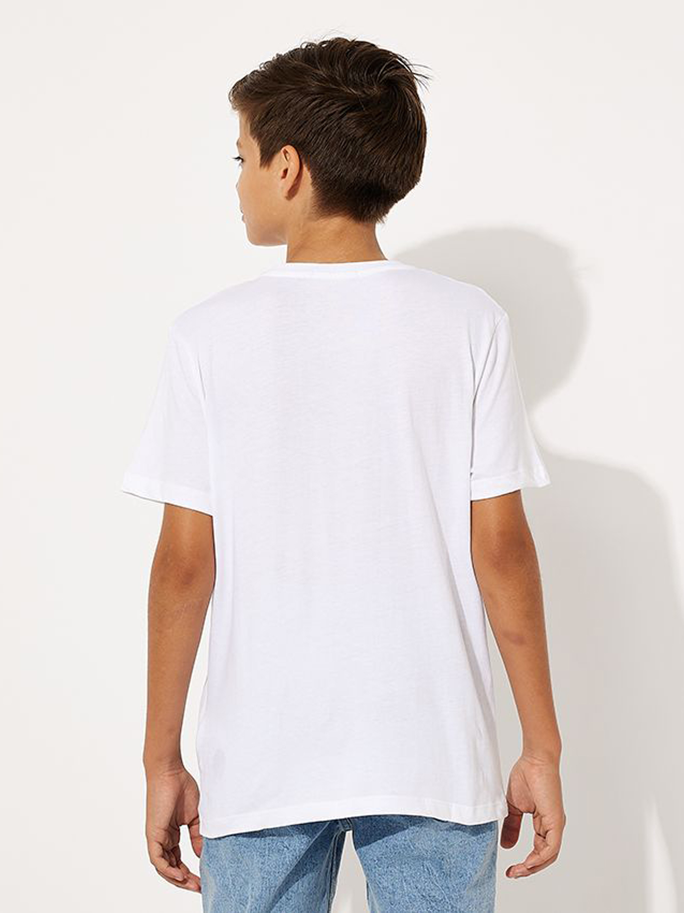 POLERA ALGODÓN NIÑO CALVIN KLEIN JERSEY WAVE - 3