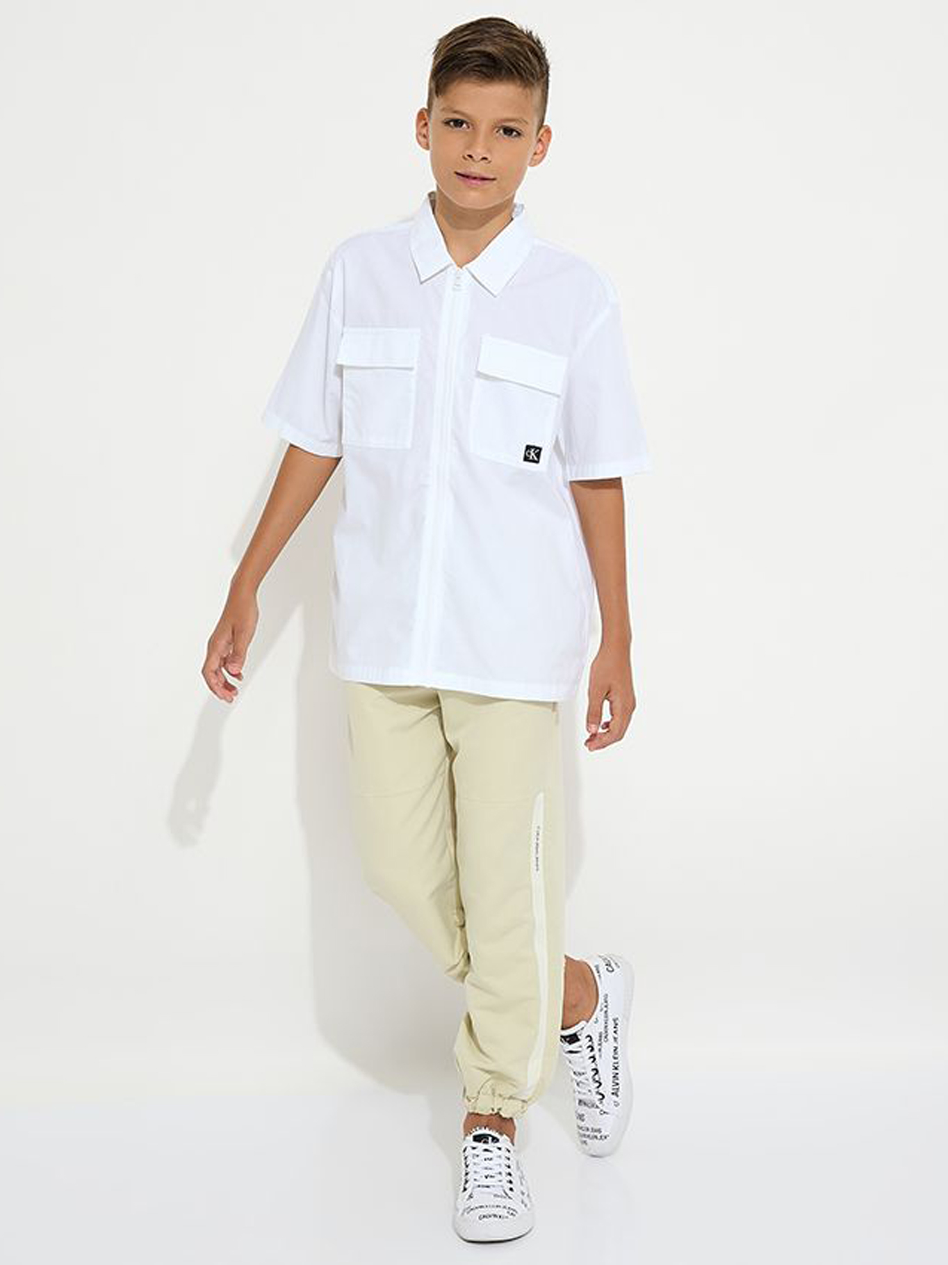 CAMISA ALGODÓN NIÑO CALVIN KLEIN POPELINE - 2