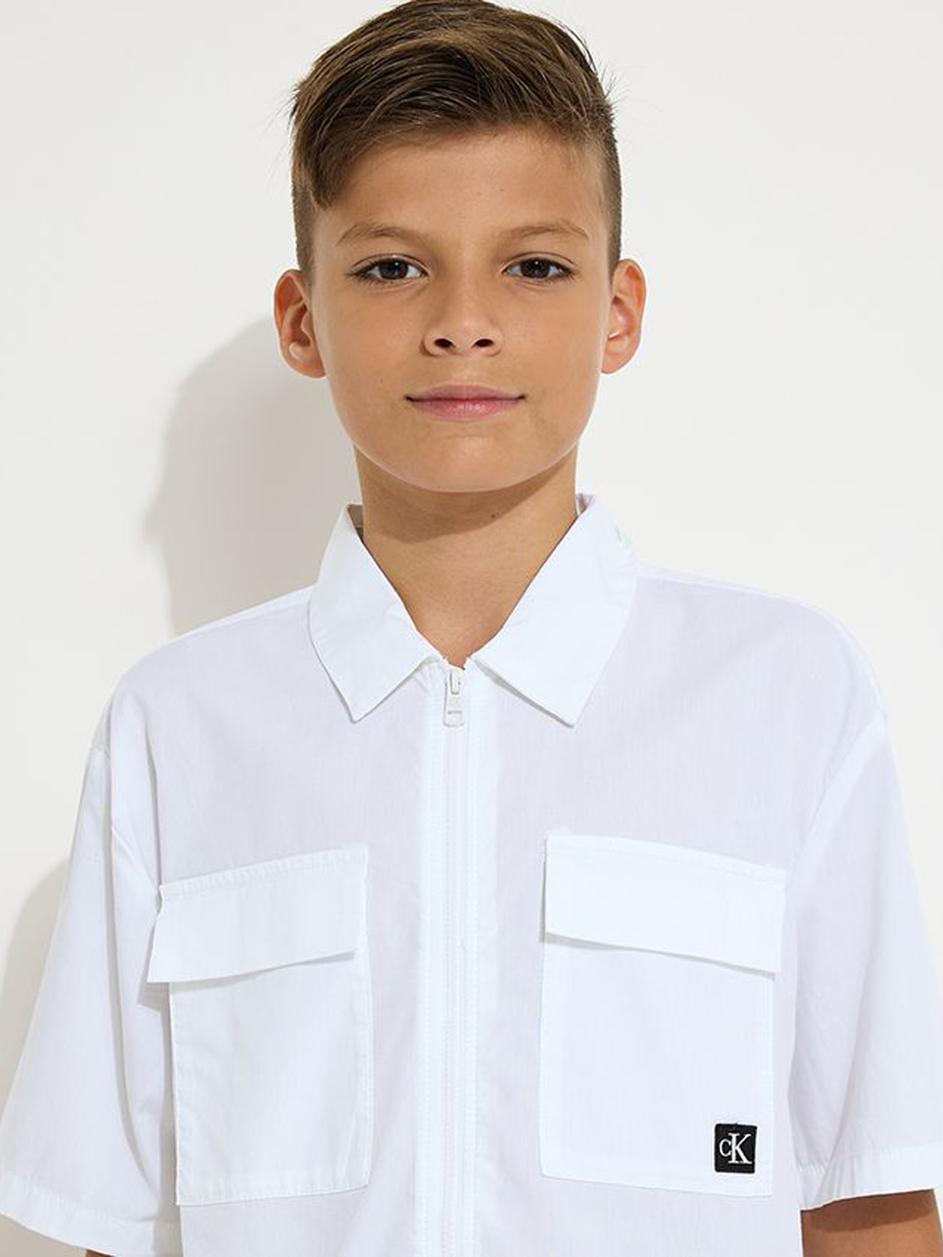 CAMISA ALGODÓN NIÑO CALVIN KLEIN POPELINE - 4