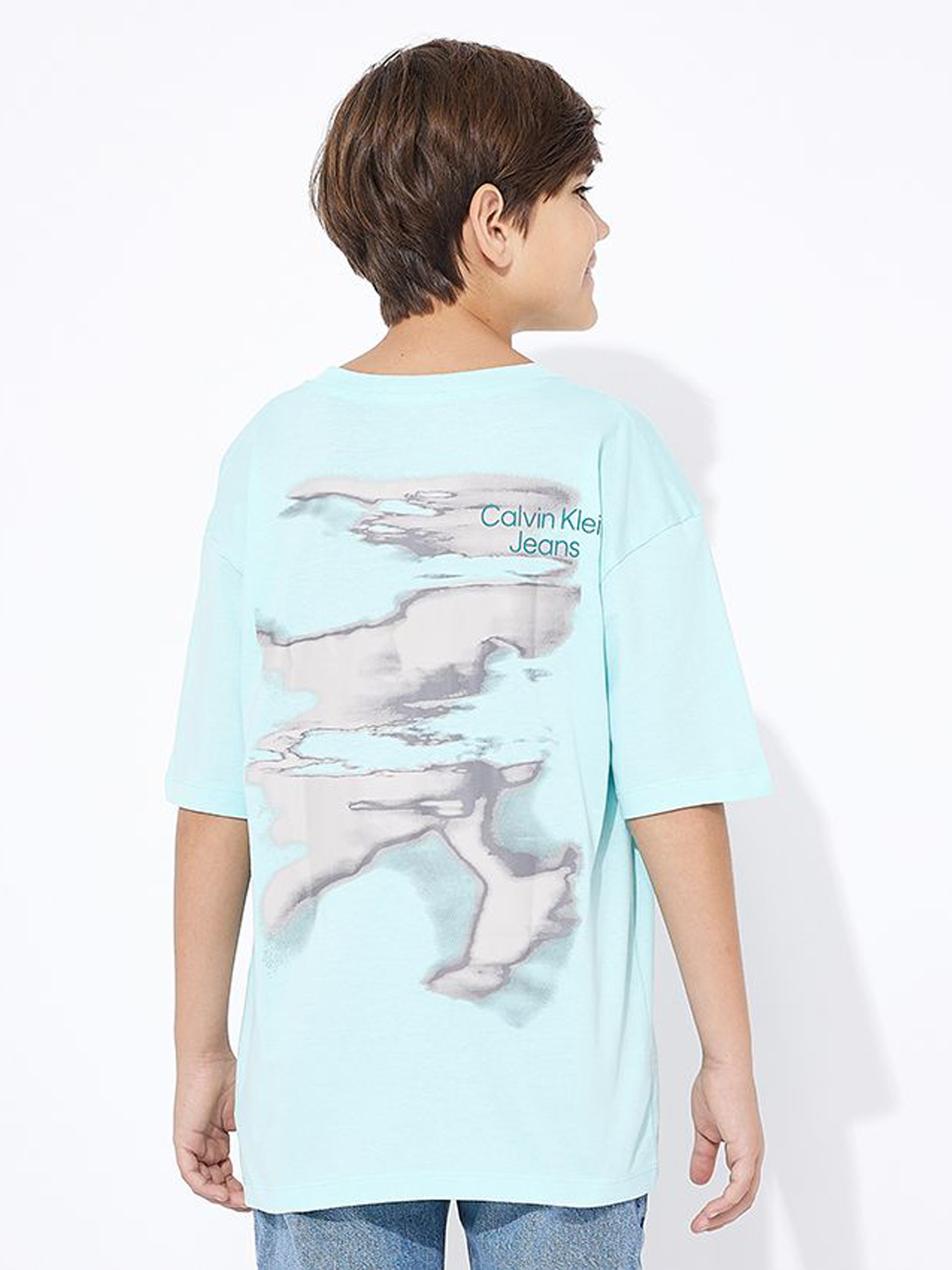 POLERA ALGODÓN NIÑO CALVIN KLEIN SERENITY - 3