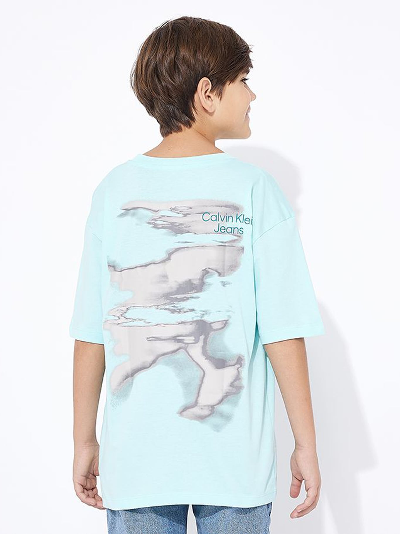 POLERA ALGODÓN NIÑO CALVIN KLEIN SERENITY - 3