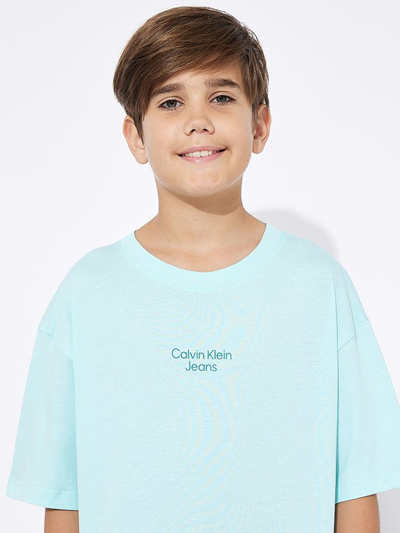 POLERA ALGODÓN NIÑO CALVIN KLEIN SERENITY - 4