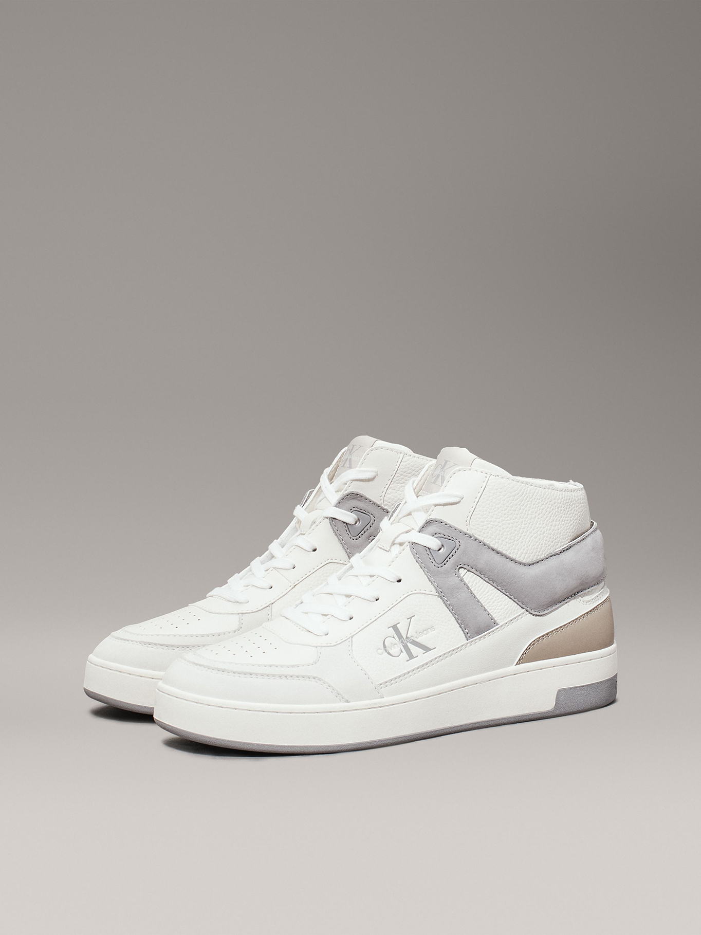 ZAPATILLAS DE CUERO BASKET CUP MID - 1