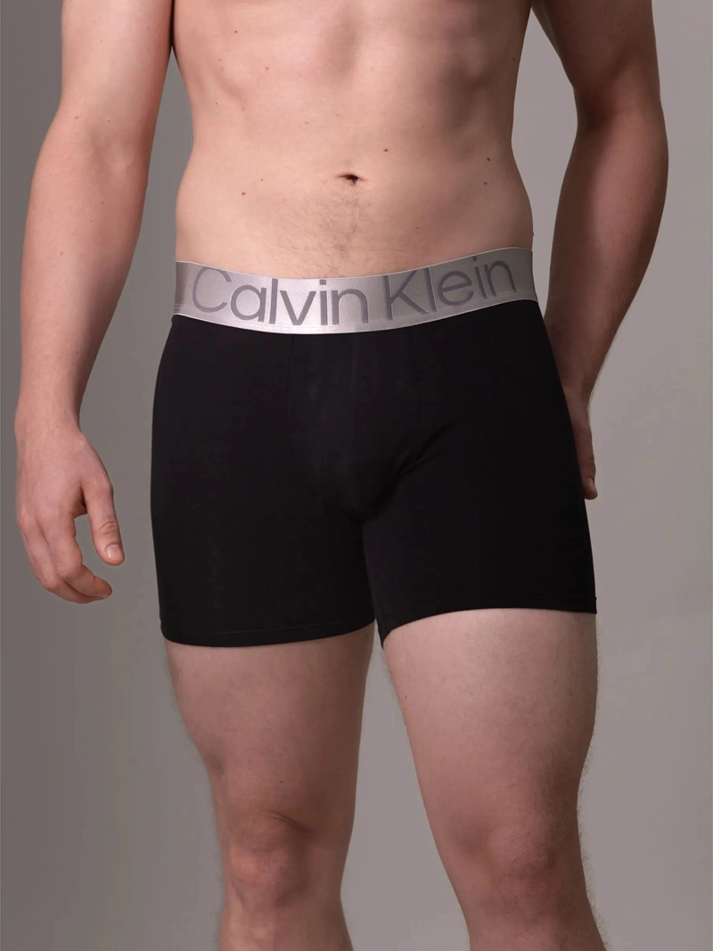 PACK 3 BÓXER ALGODÓN HOMBRE CALVIN KLEIN NEGRO BRIEF STEEL COTTON - 2