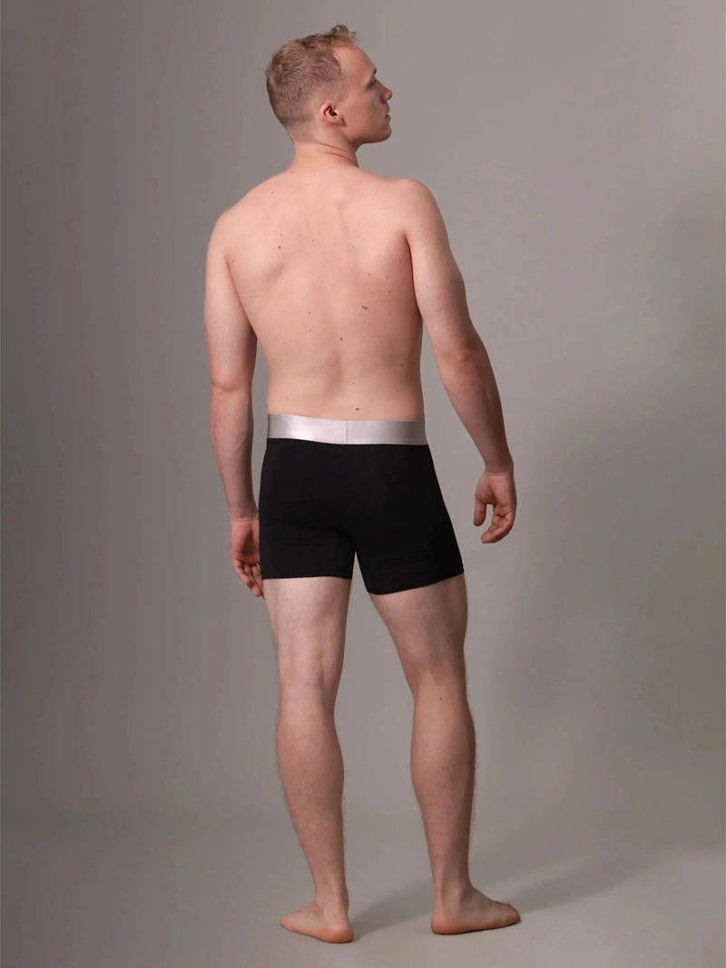 PACK 3 BÓXER ALGODÓN HOMBRE CALVIN KLEIN NEGRO BRIEF STEEL COTTON - 4