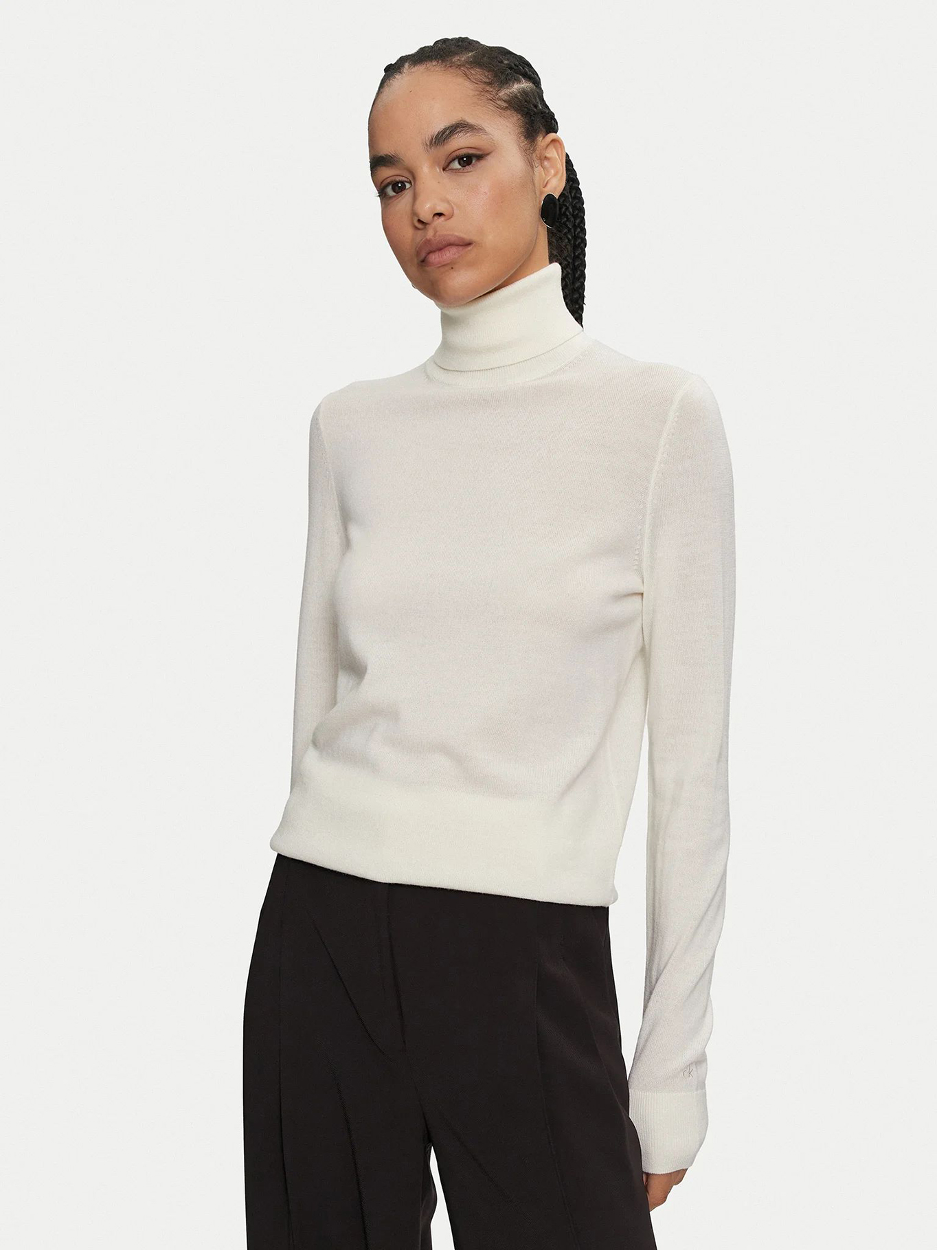SWEATER MERINO WOOL ROLL NECK - 1