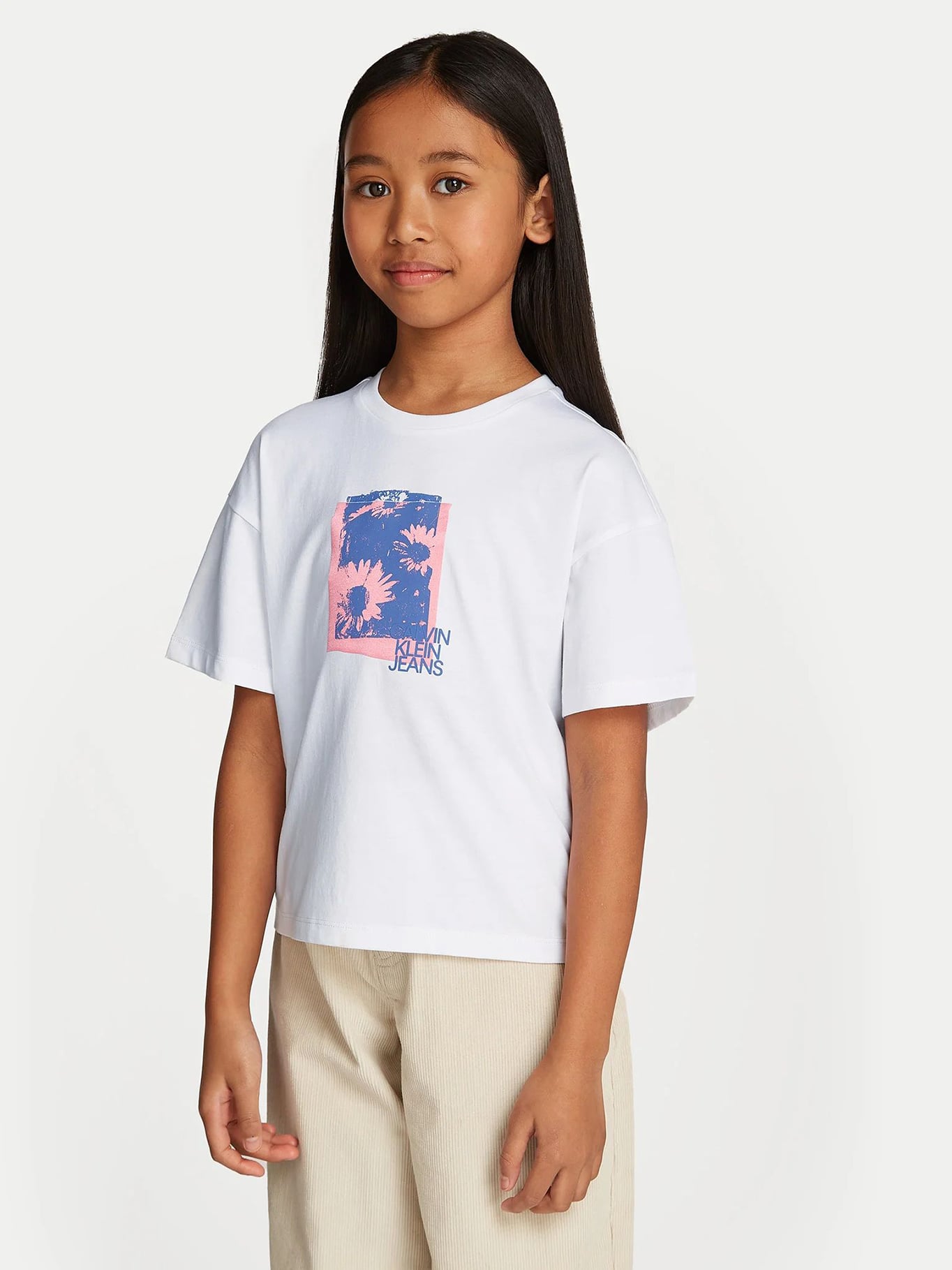 POLERA NIÑA FLOWER GRAPHIC - 1