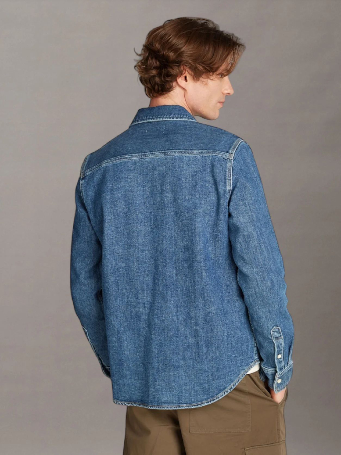CAMISA SLIM DENIM - 2