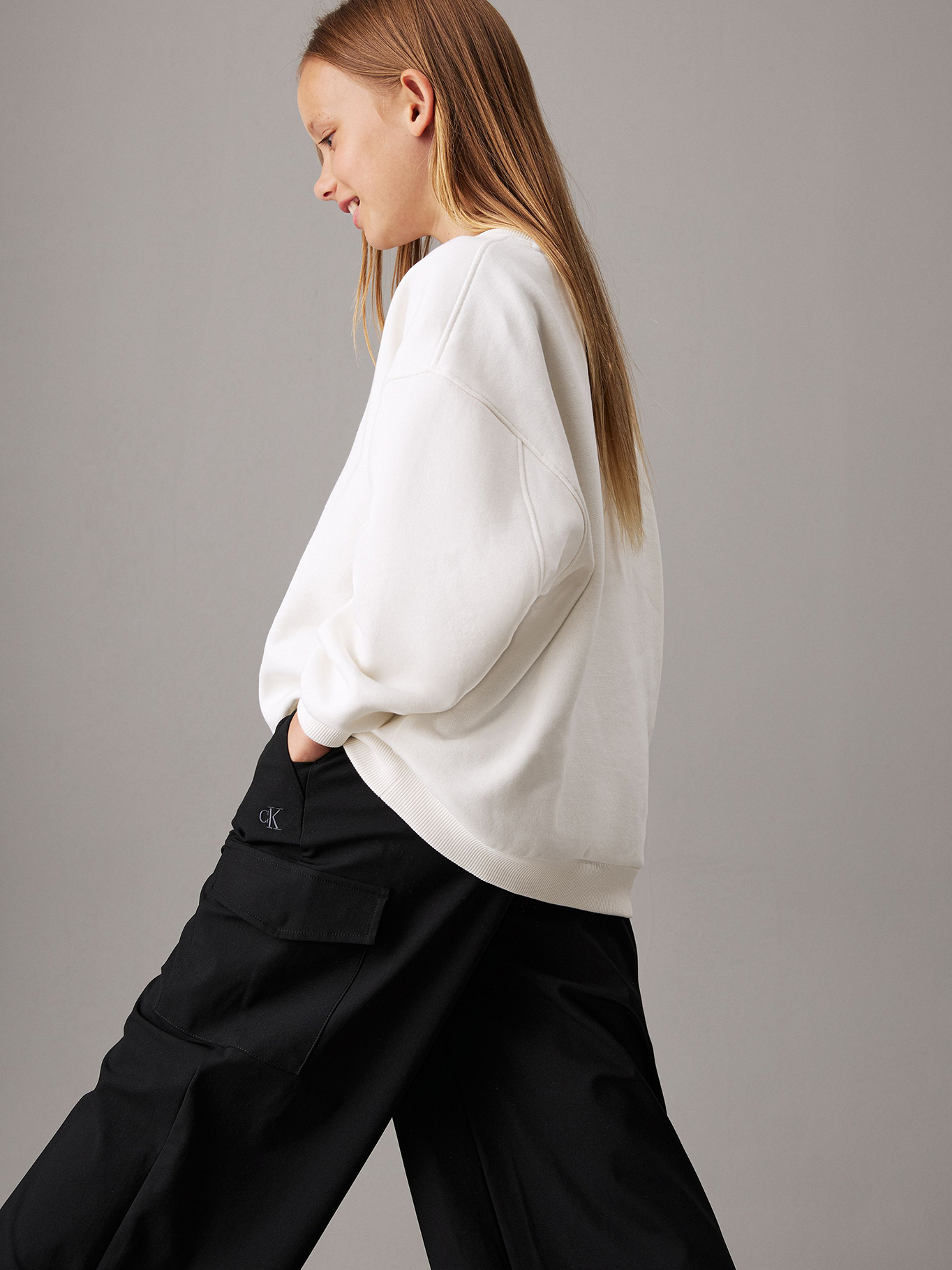 PANTALON NIÑA DRY KNIT CARGO - 4