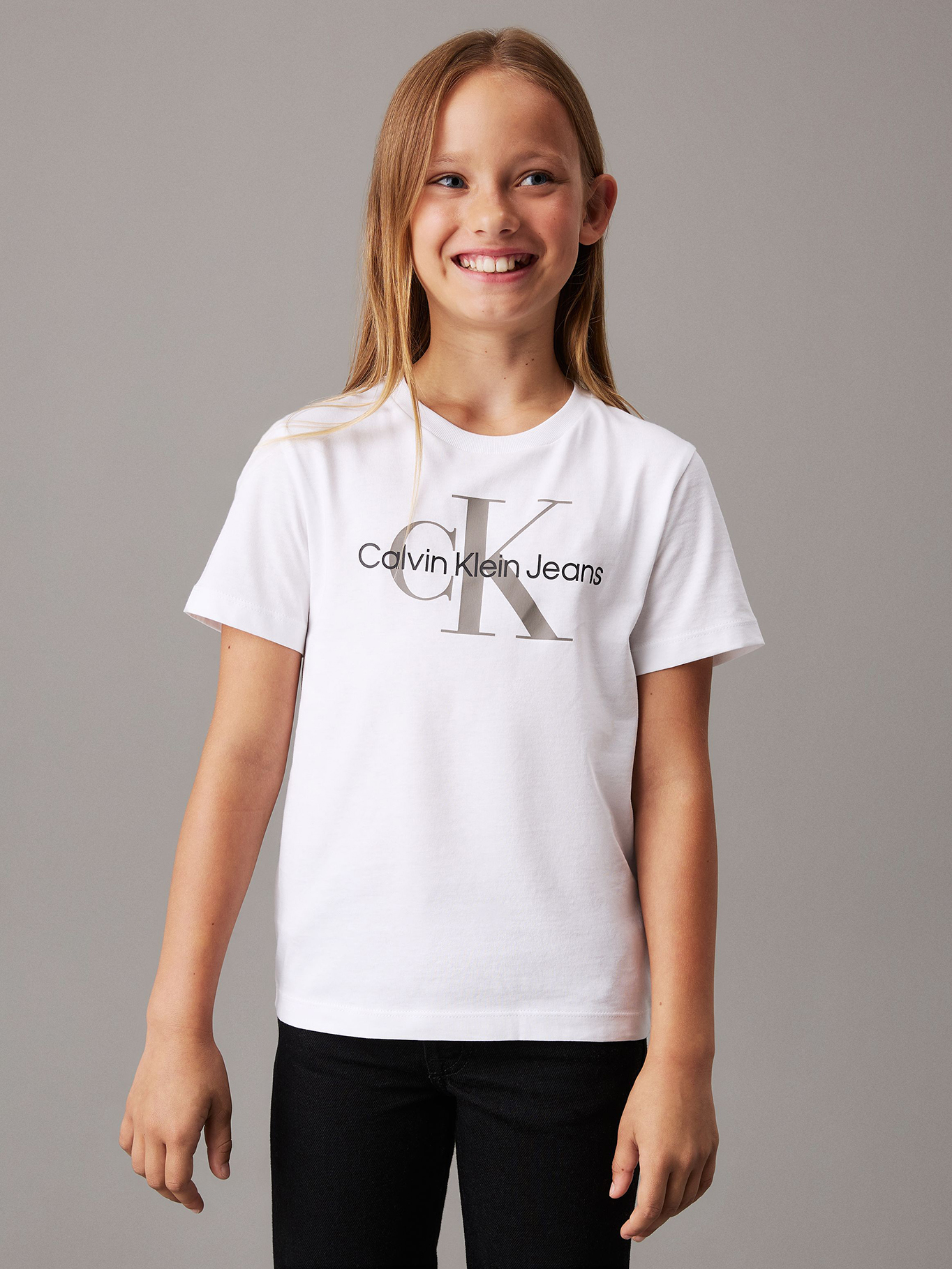 POLERA NIÑO CK MONOGRAM - 2
