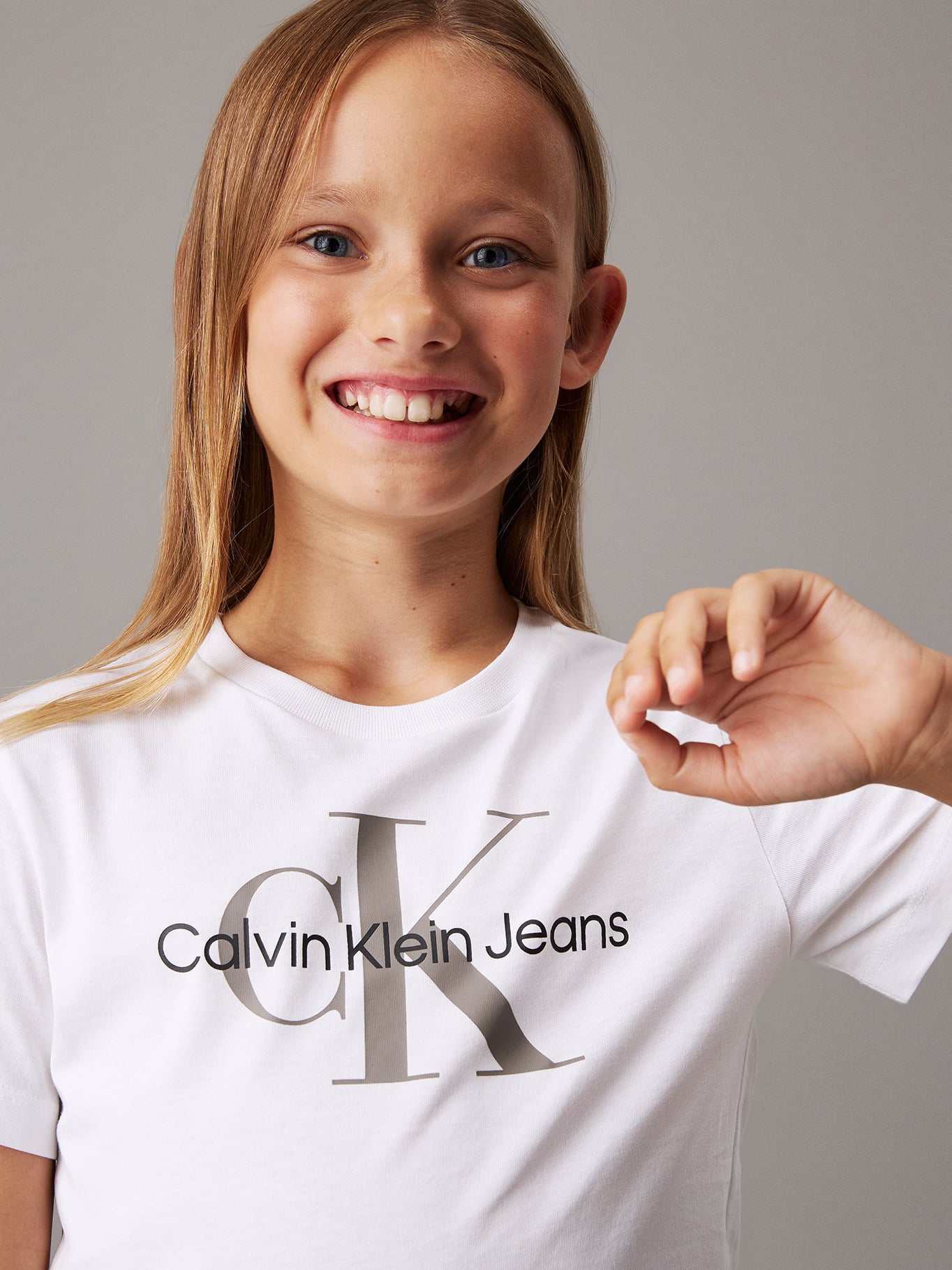 POLERA NIÑO CK MONOGRAM - 7