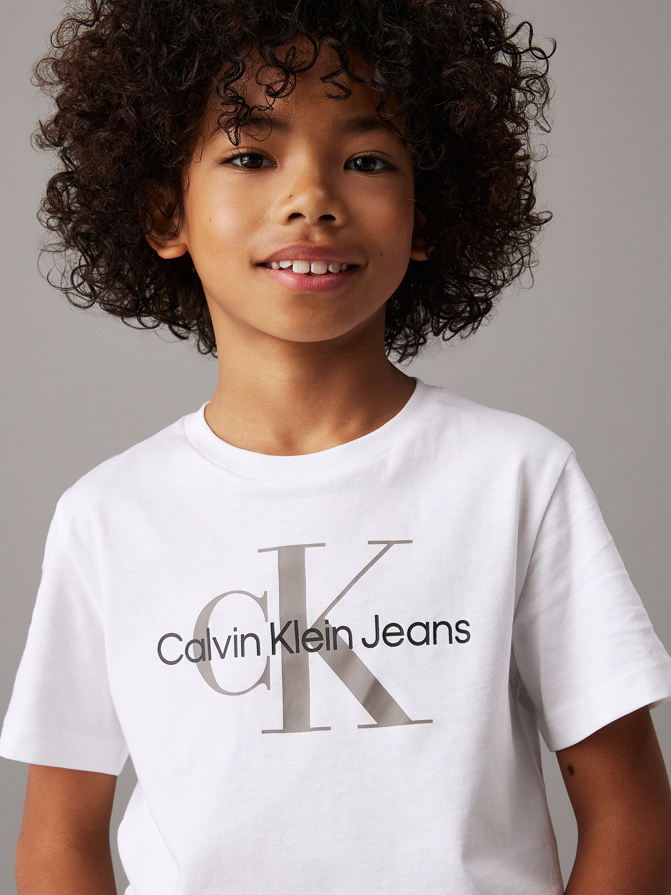 POLERA NIÑO CK MONOGRAM - 8