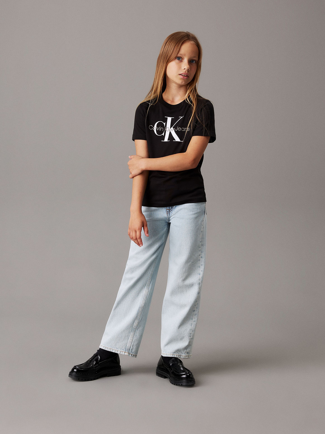 POLERA NIÑO CK MONOGRAM - 4