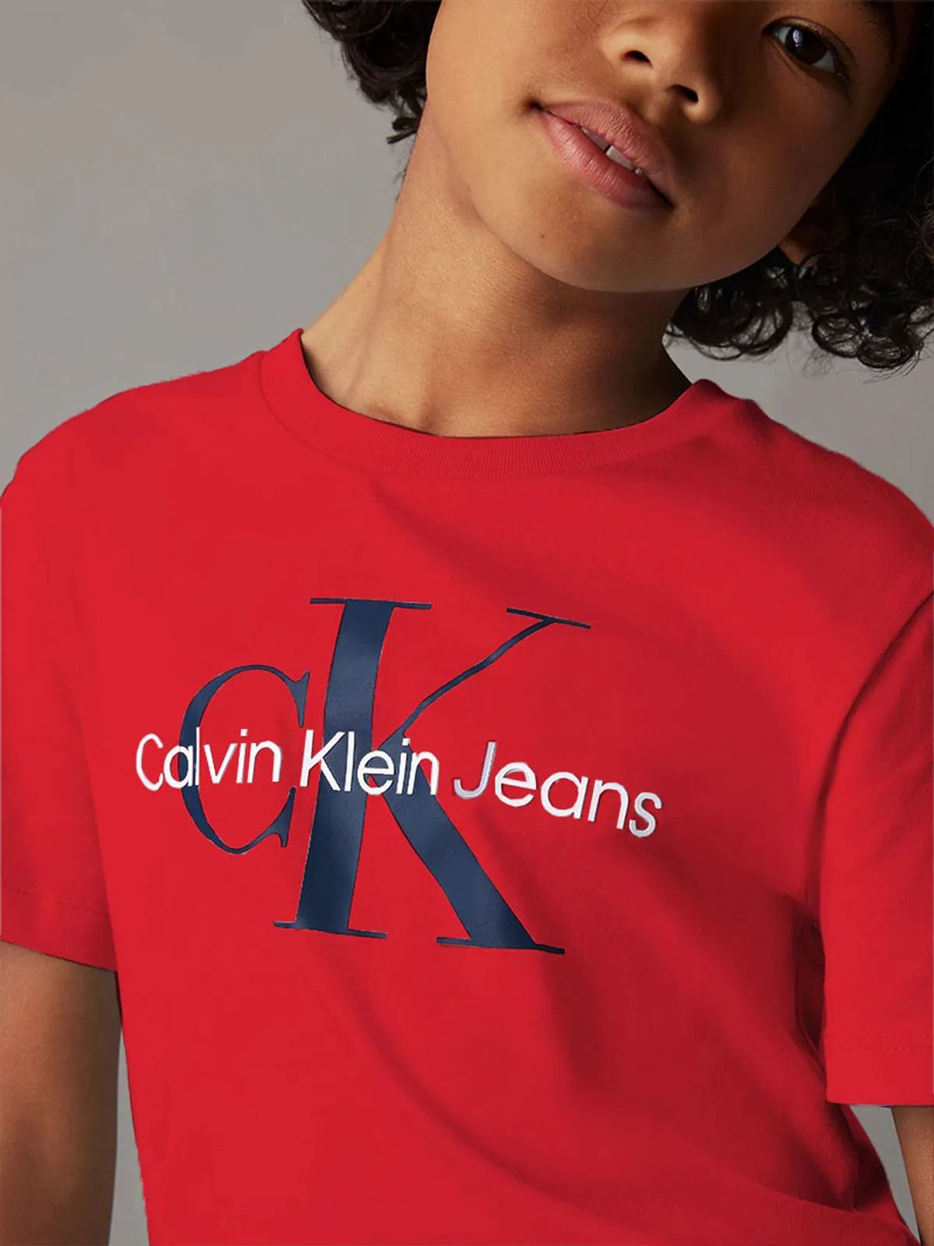 POLERA NIÑO CK MONOGRAM - 4