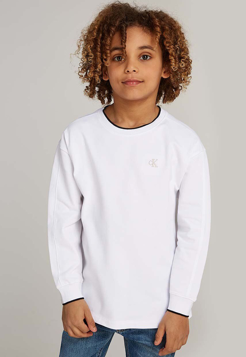 POLERA NIÑO PIQUE RELAXED TIPPING - 1