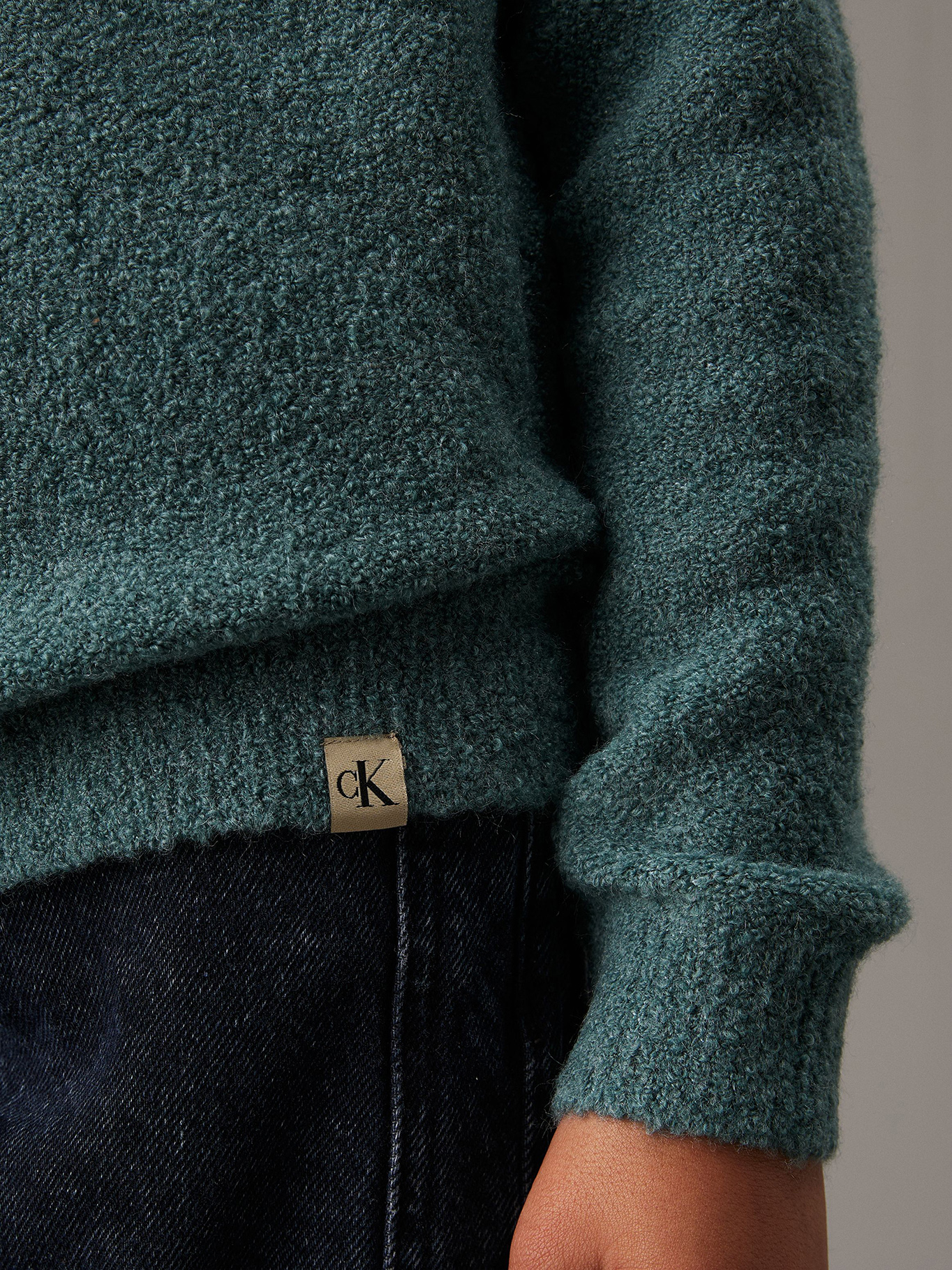 SWEATER NIÑO BOUCLE CREWNECK - 4