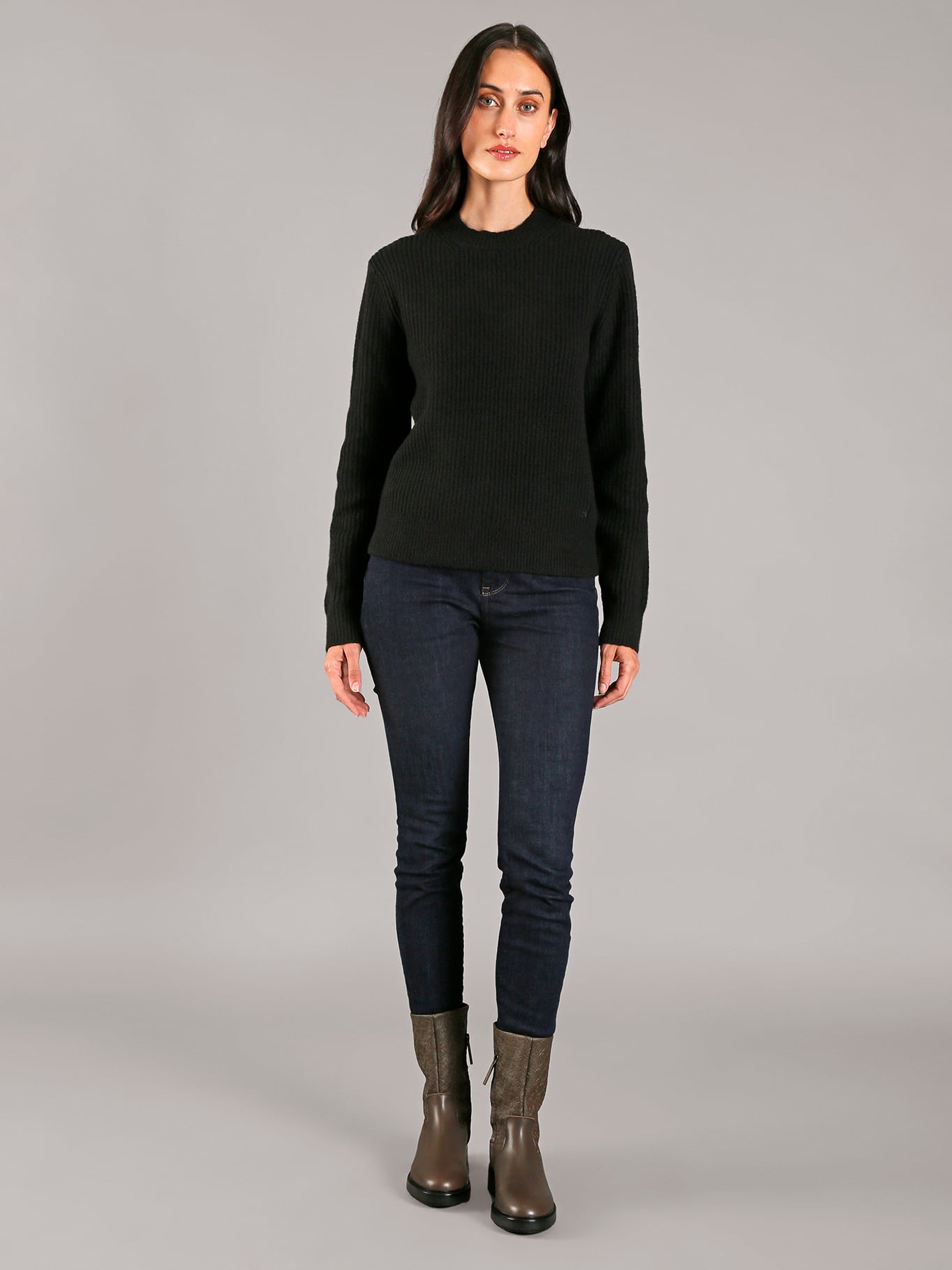 SWEATER BOUCLE RIB - 2