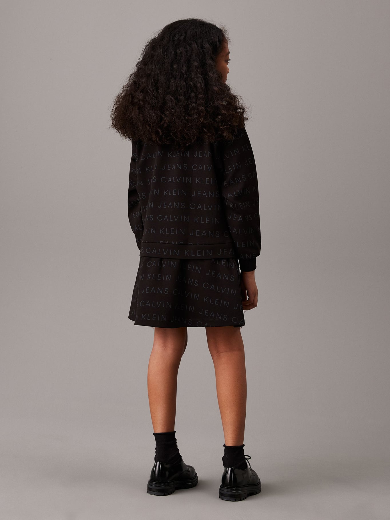 VESTIDO NIÑA LOGO FLEECE - 2