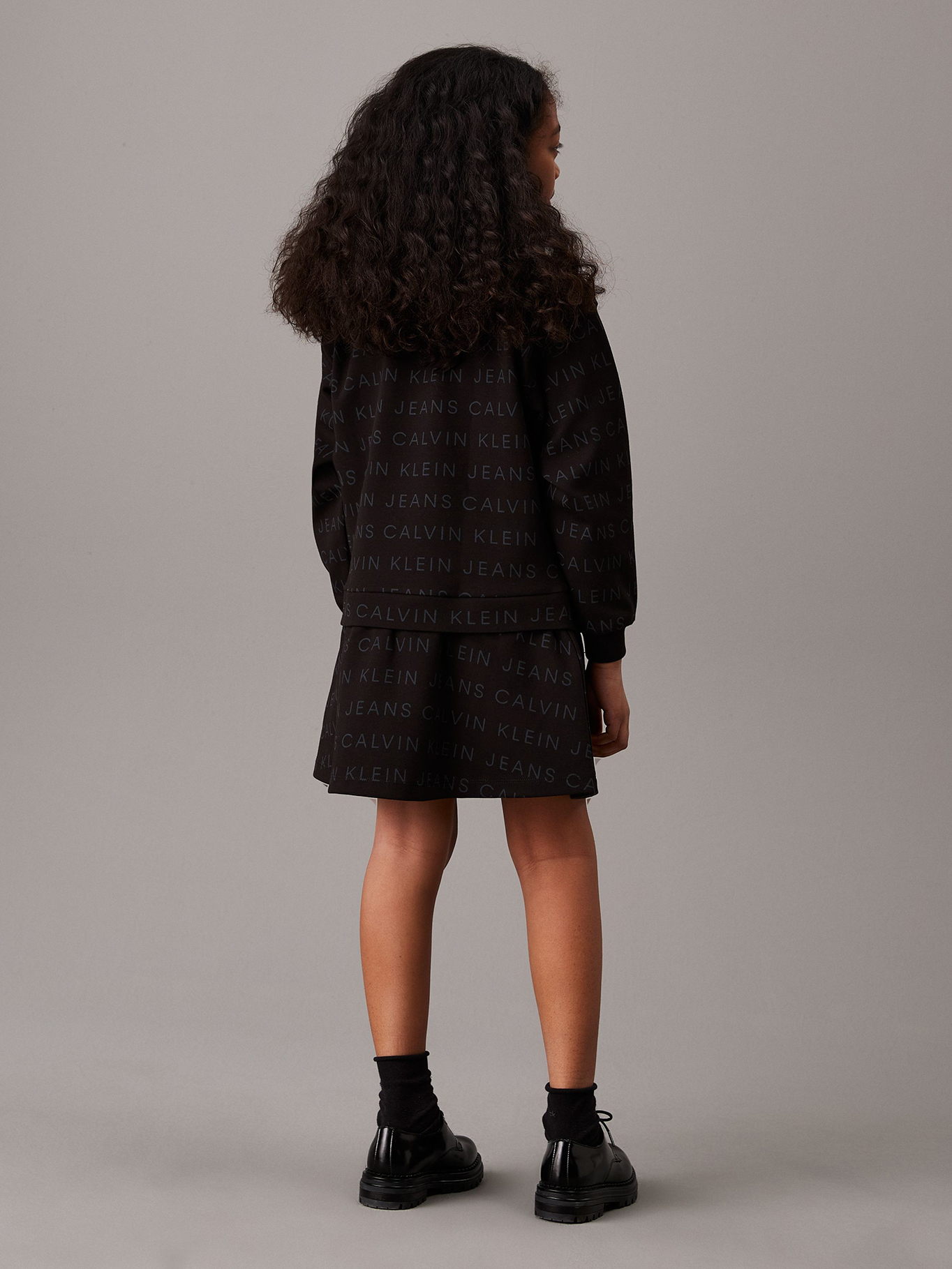 VESTIDO NIÑA LOGO FLEECE - 2