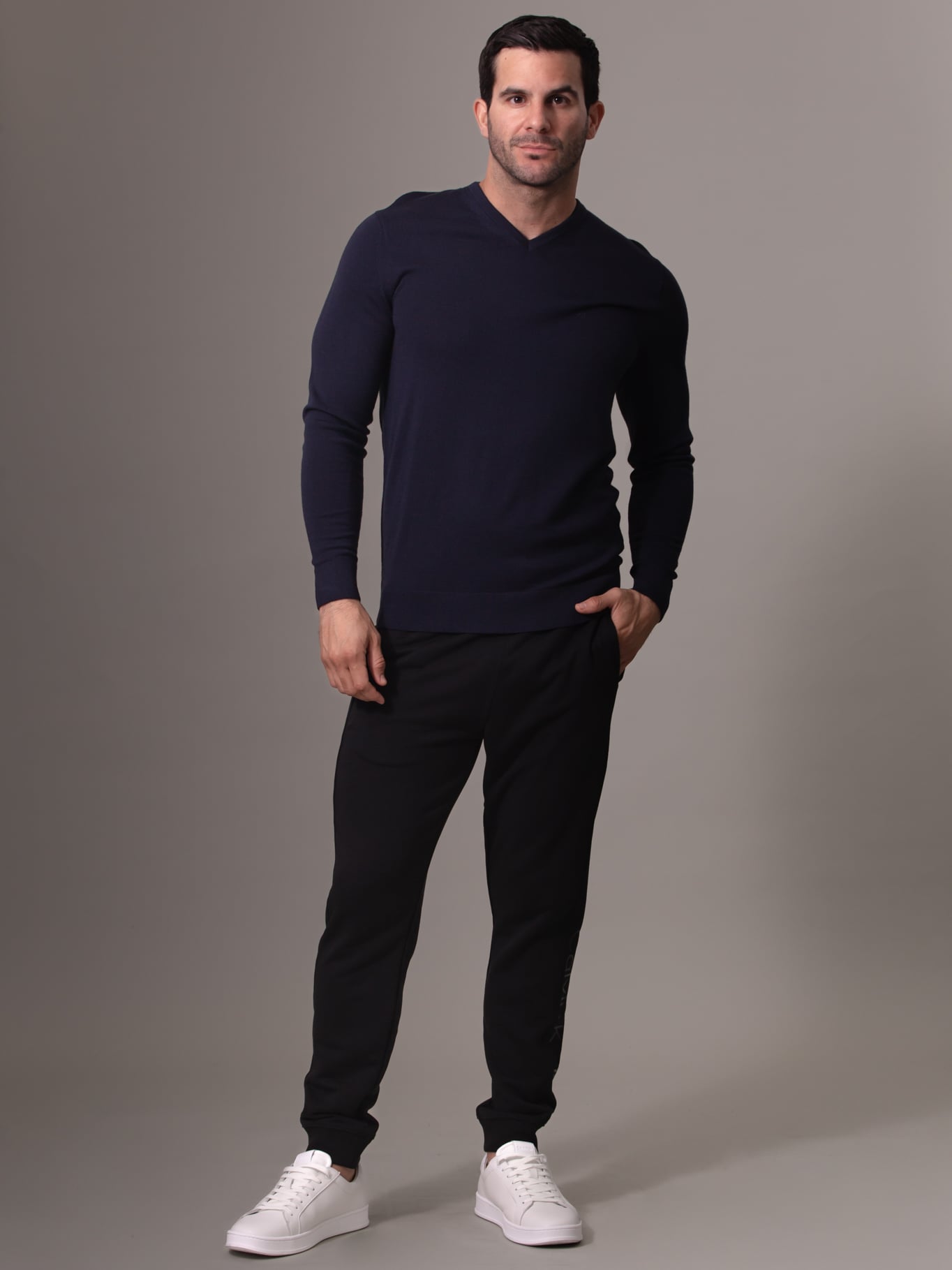 SWEATER MERINO VNECK SWEATER - 2