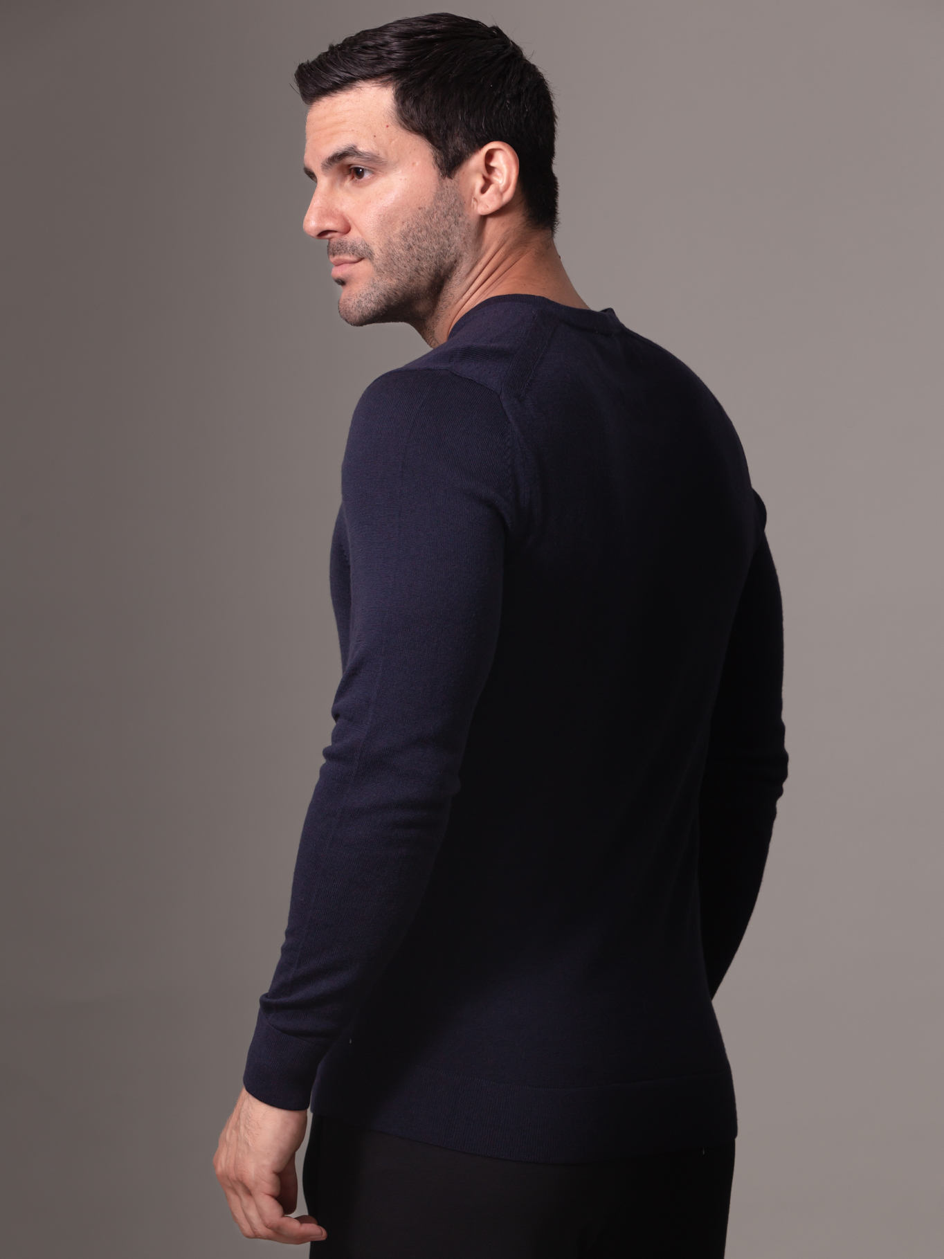 SWEATER MERINO VNECK SWEATER - 4