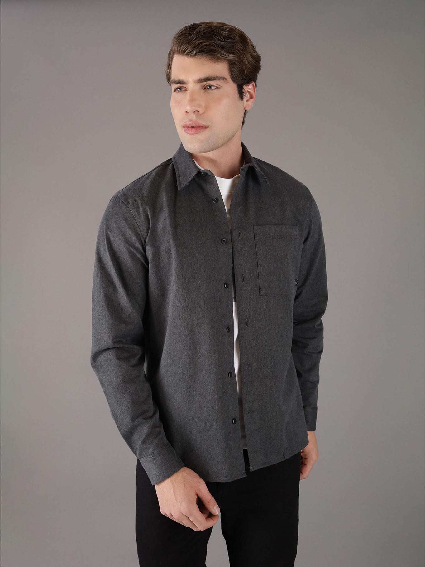 CAMISA UTILITY MELANGE - 1