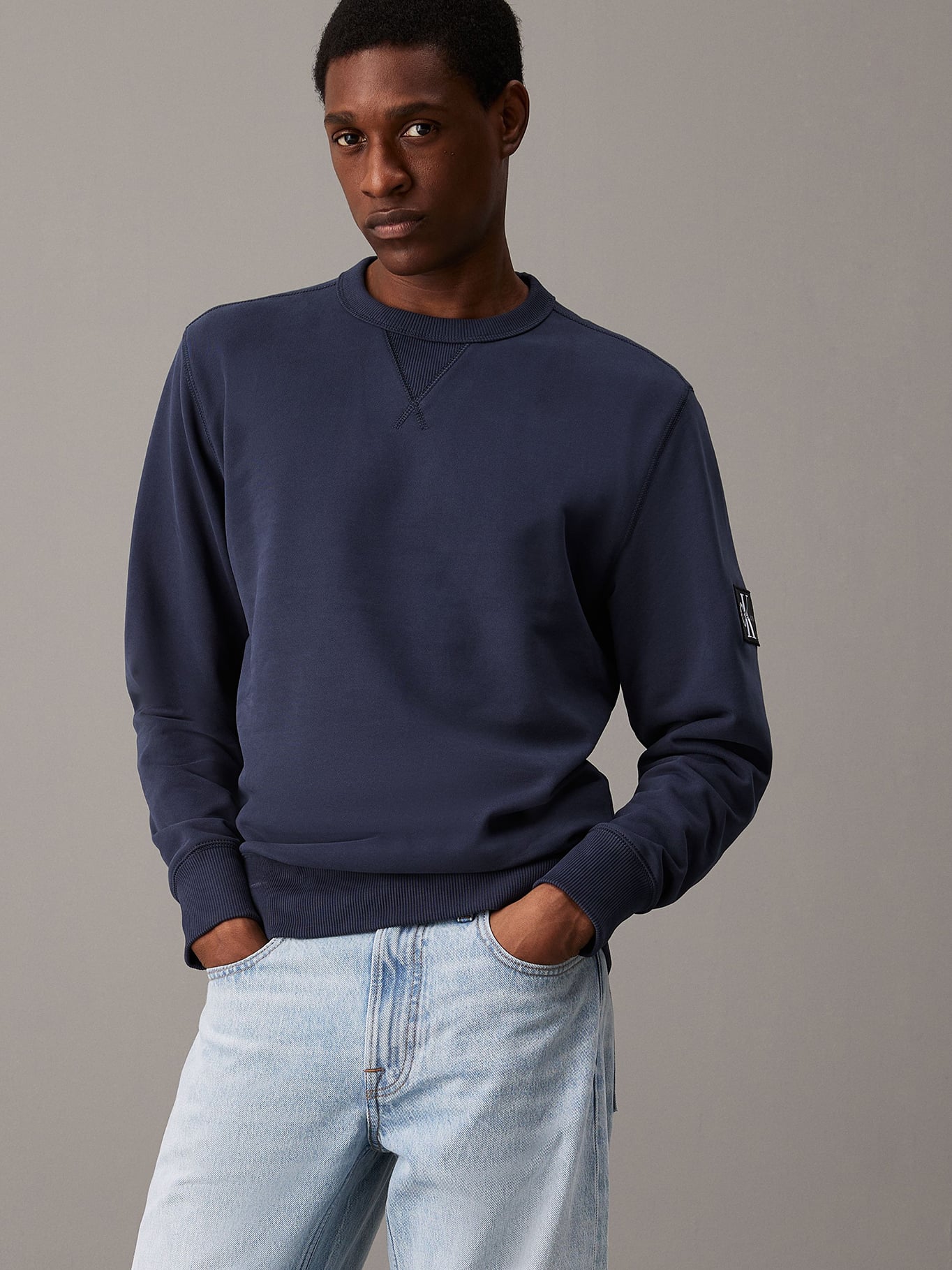 POLERON BADGE CREW NECK - 1