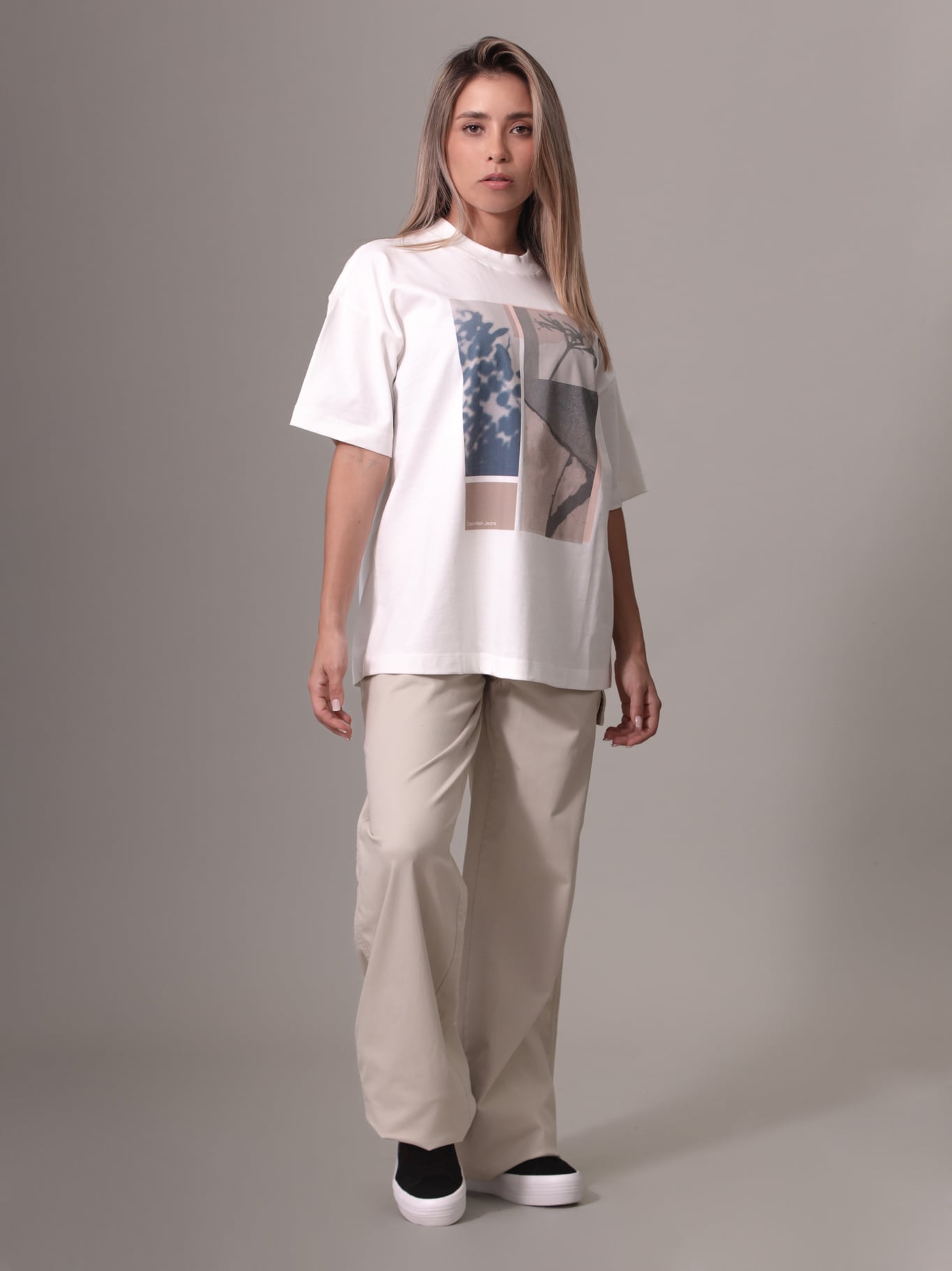 POLERA FLORAL COLLAGE PRINT - 2